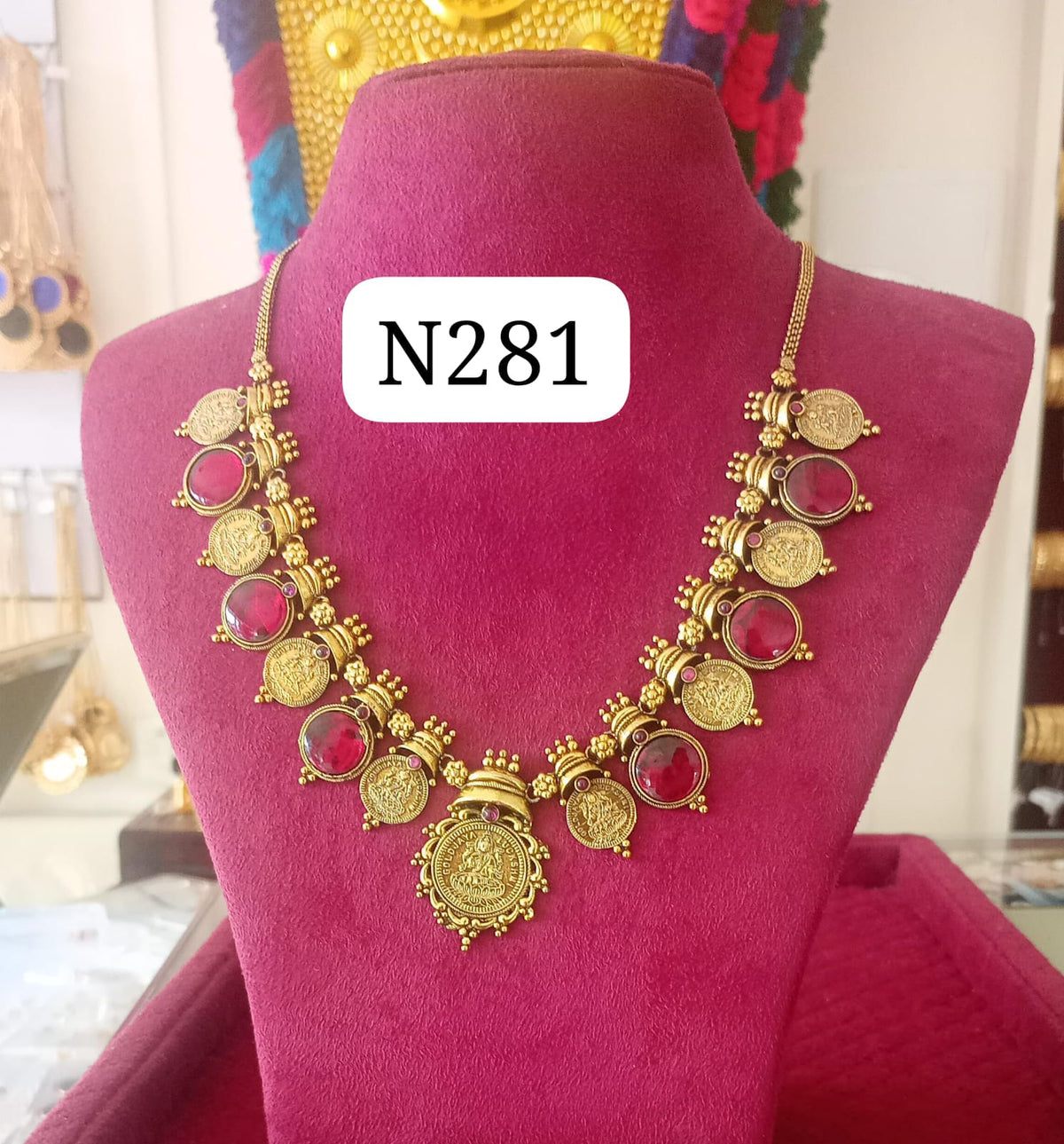 ANTIQUE COIN NECKLACE