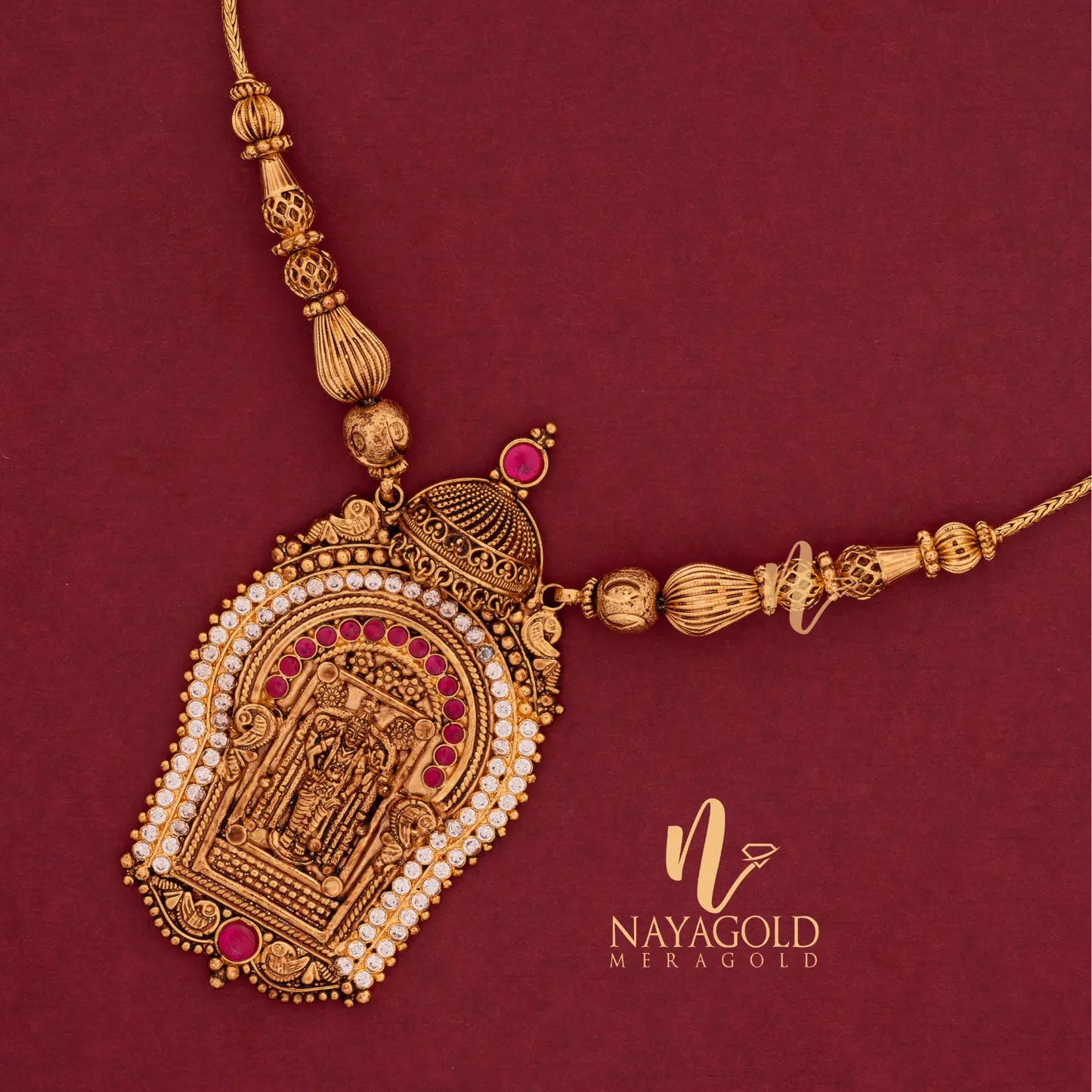 ANTIQUE UMBRELLA KRISHNAN PENDENT