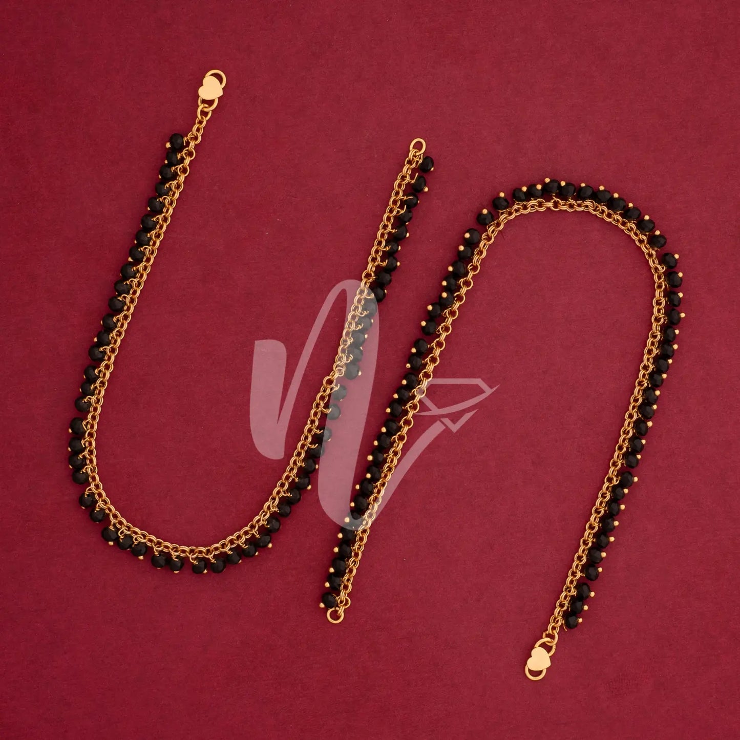 gold plated anklet