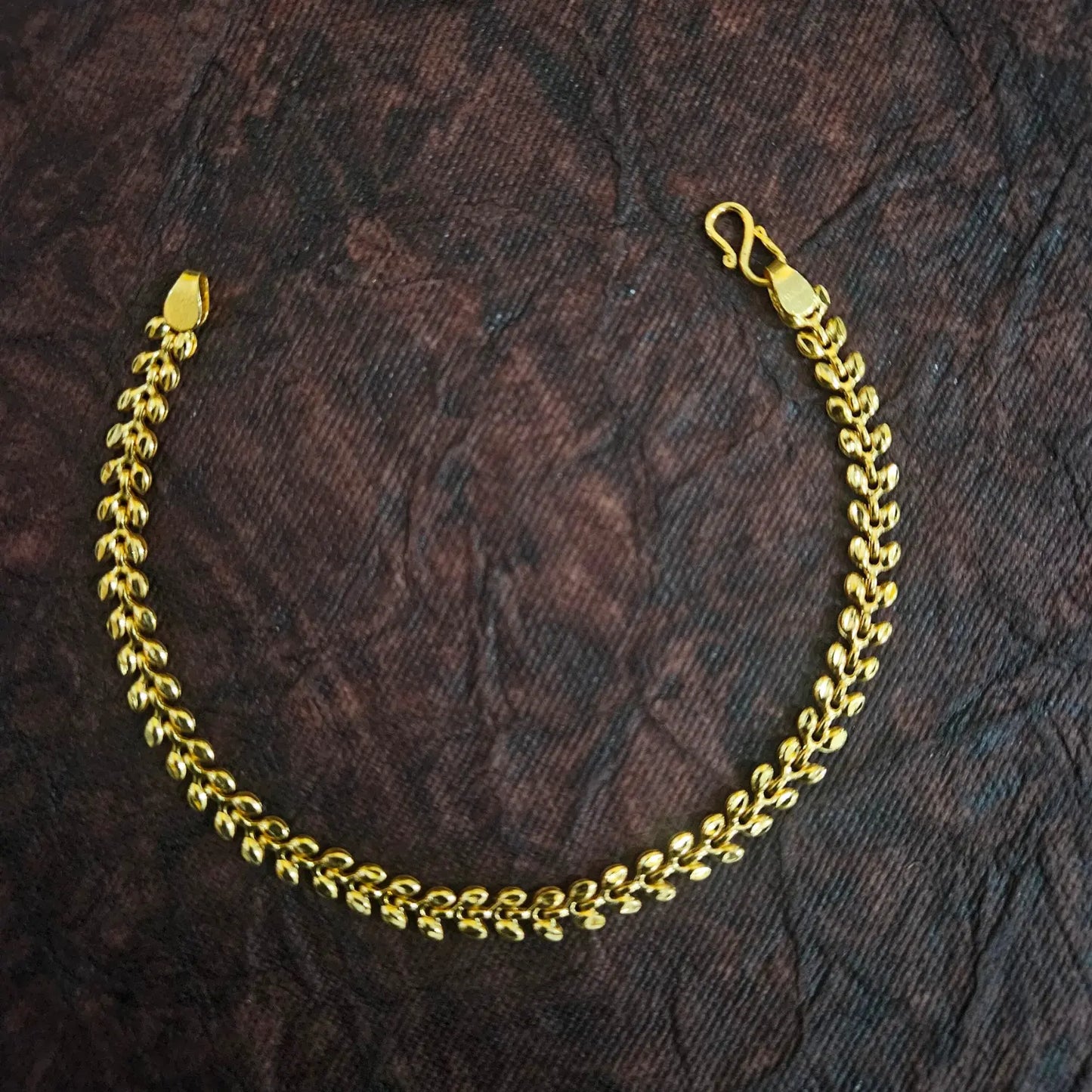 LEAF DESIGN BRACELET BR07 NAYAGOLD MERAGOLD
