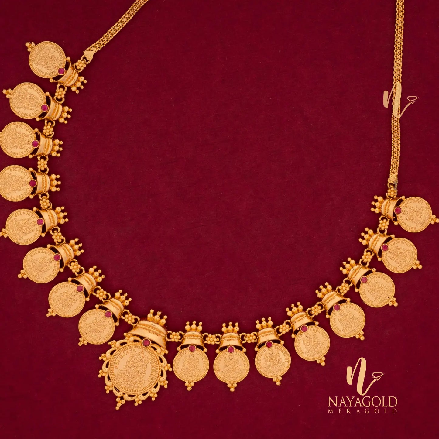 COIN NECKLACE GOLD PLATED