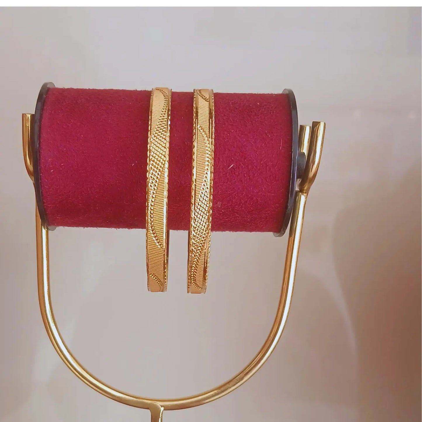 GOLD PLATED2 SET BANGLE