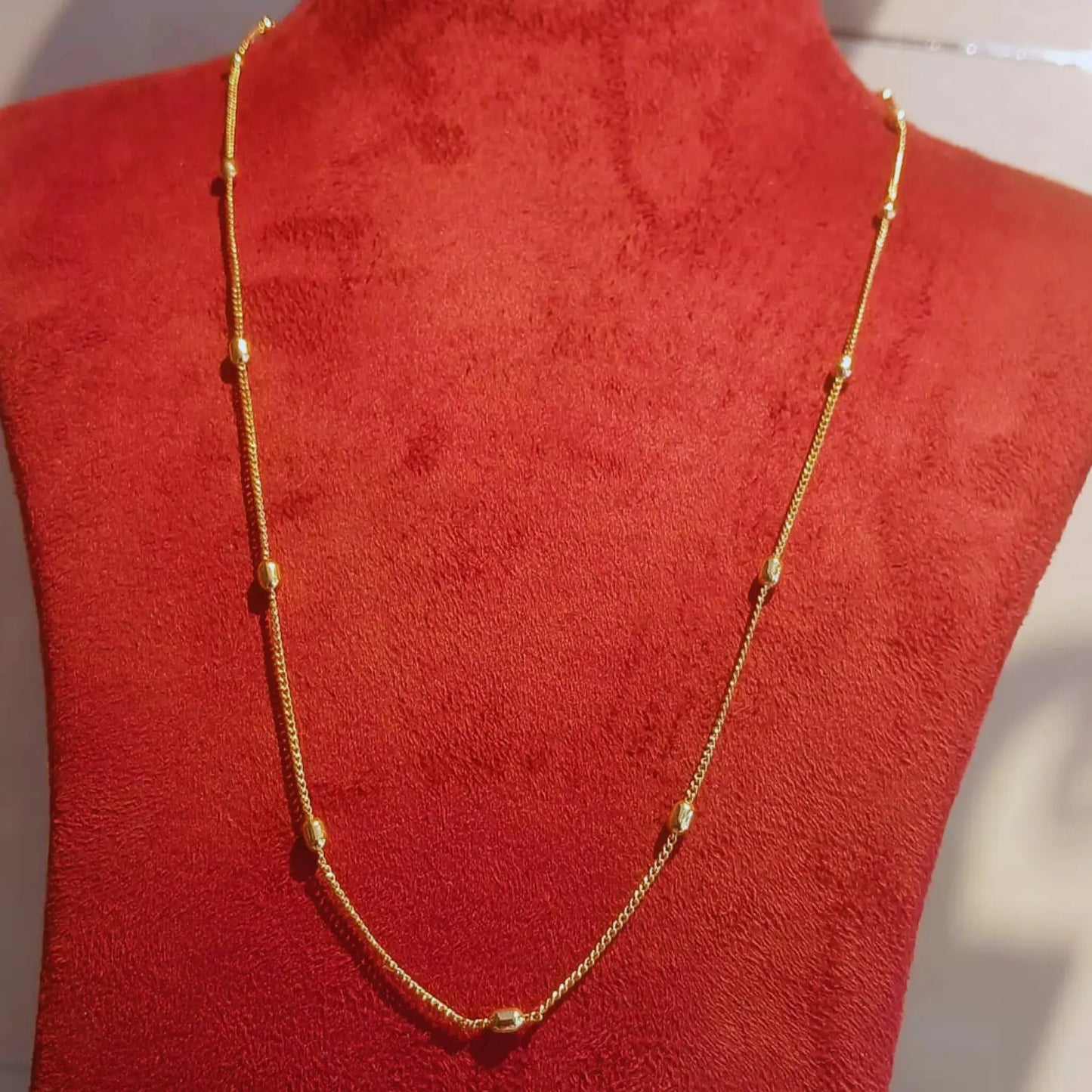 GOLD PLATED KERALA MODEL CHAIN