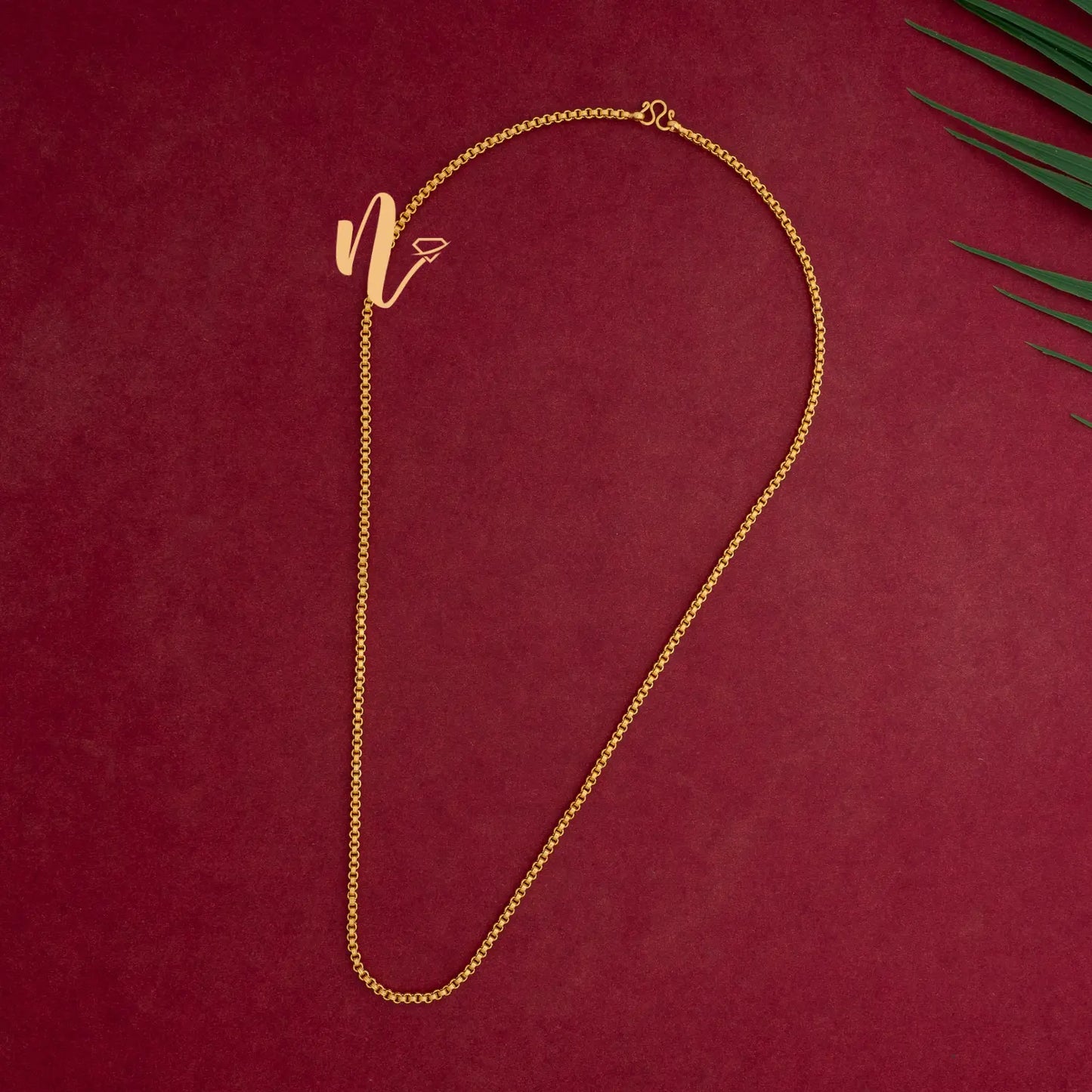 KERALA TRADITIONAL GOLD PLATED DAILY WEAR SAVITHAM CHAIN