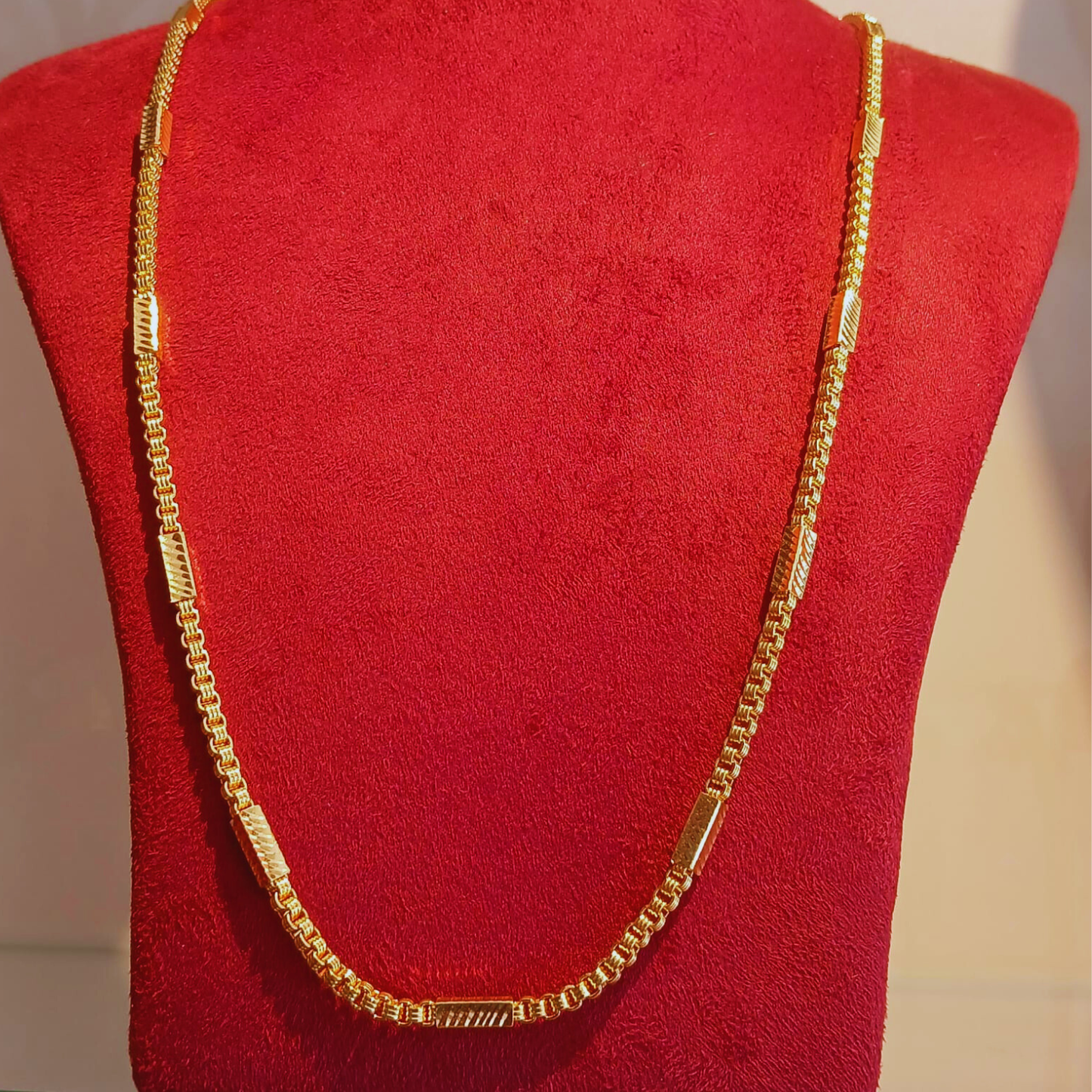 GOLD PLATED TRADITIONAL SAVITHAM CHAIN