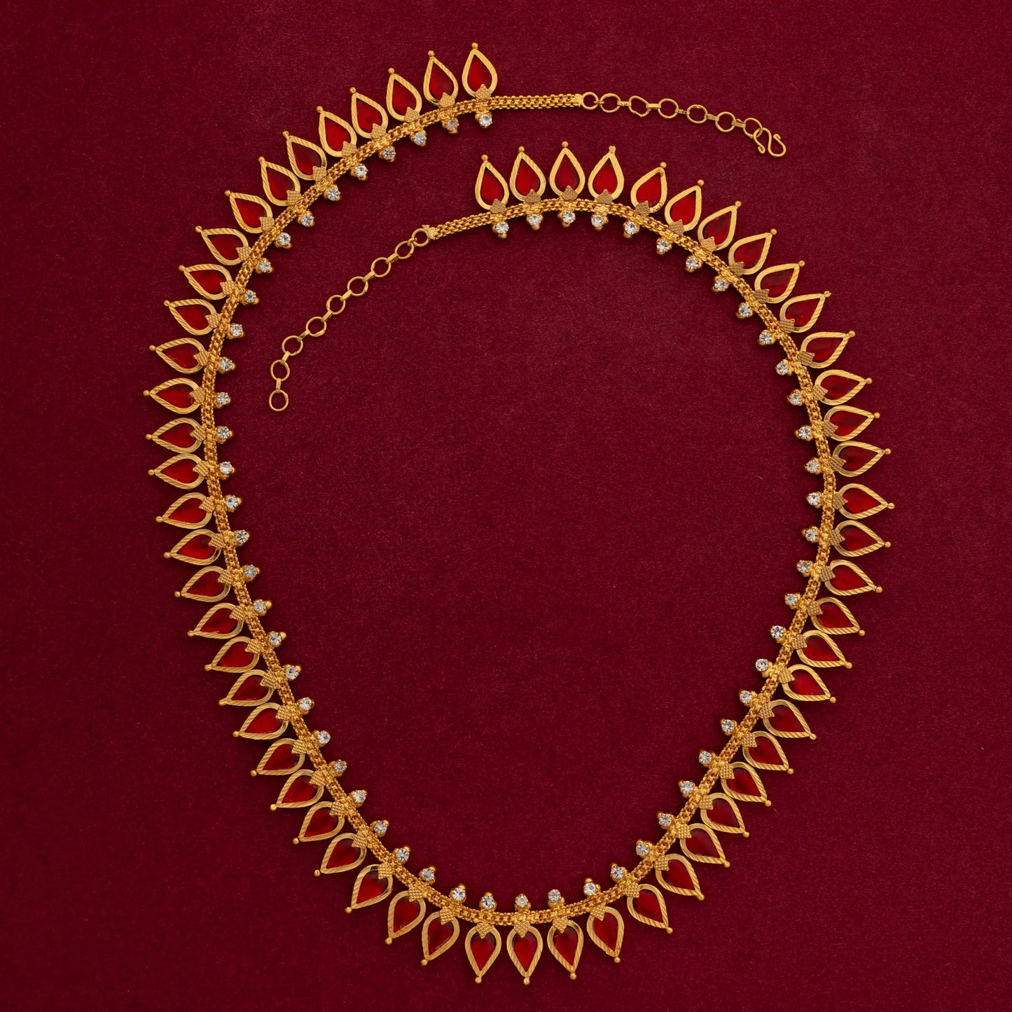 HAARAM 60 PETELS GOPI (TILAK) DESIGN RED H11R NAYAGOLD MERAGOLD