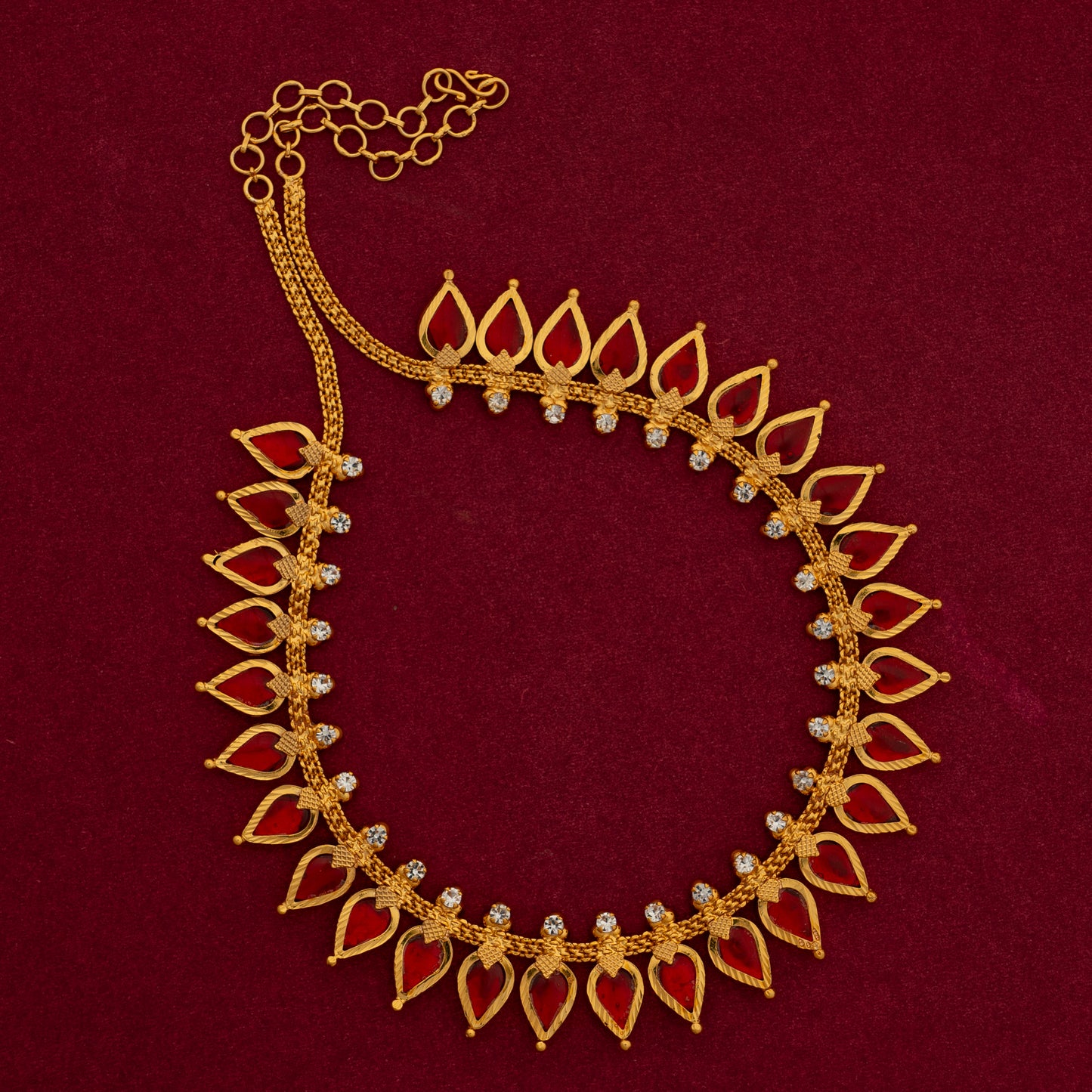 gold plated necklace