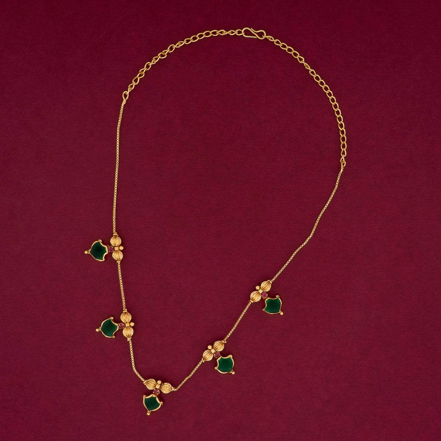 gold plated necklace