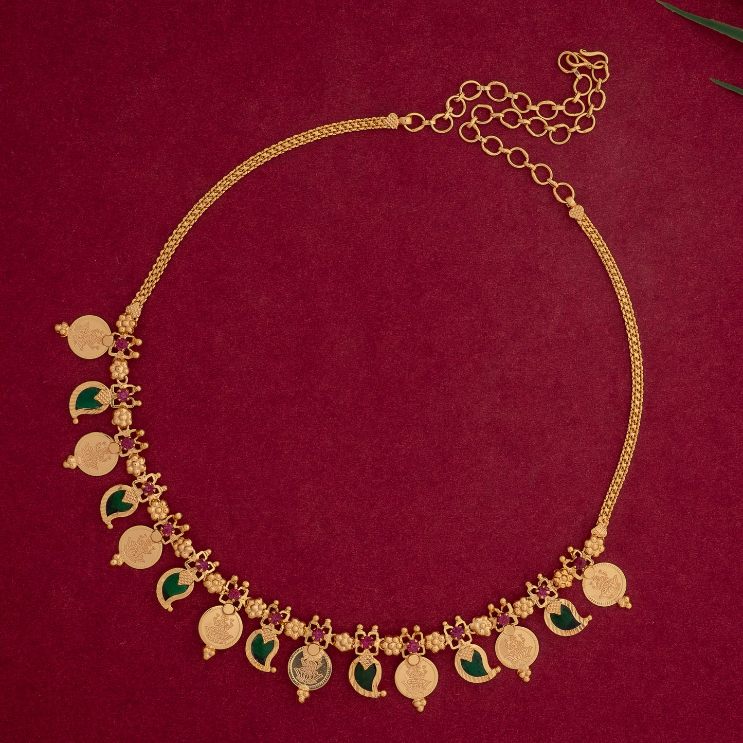gold plated necklace