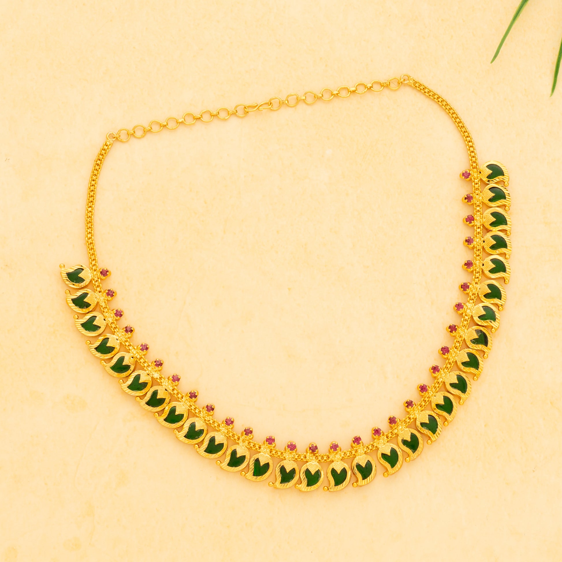 gold plated necklace