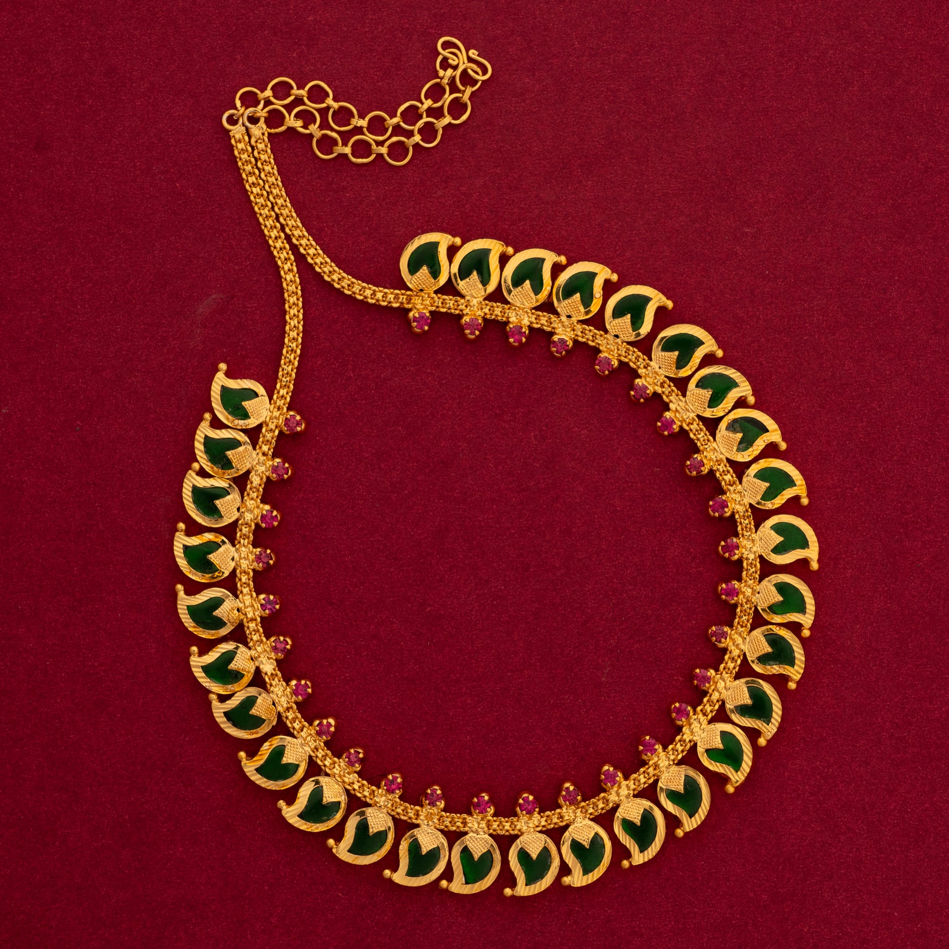 gold plated necklace