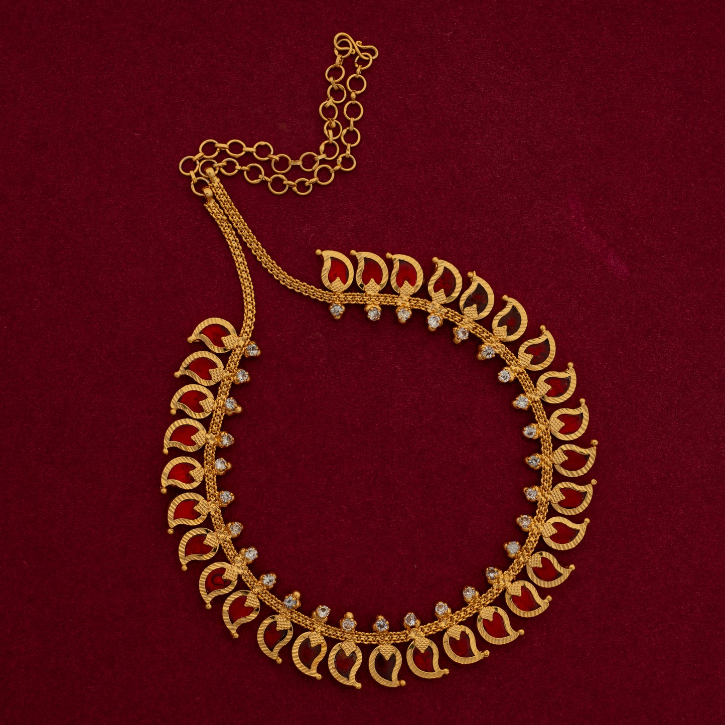 gold plated necklace