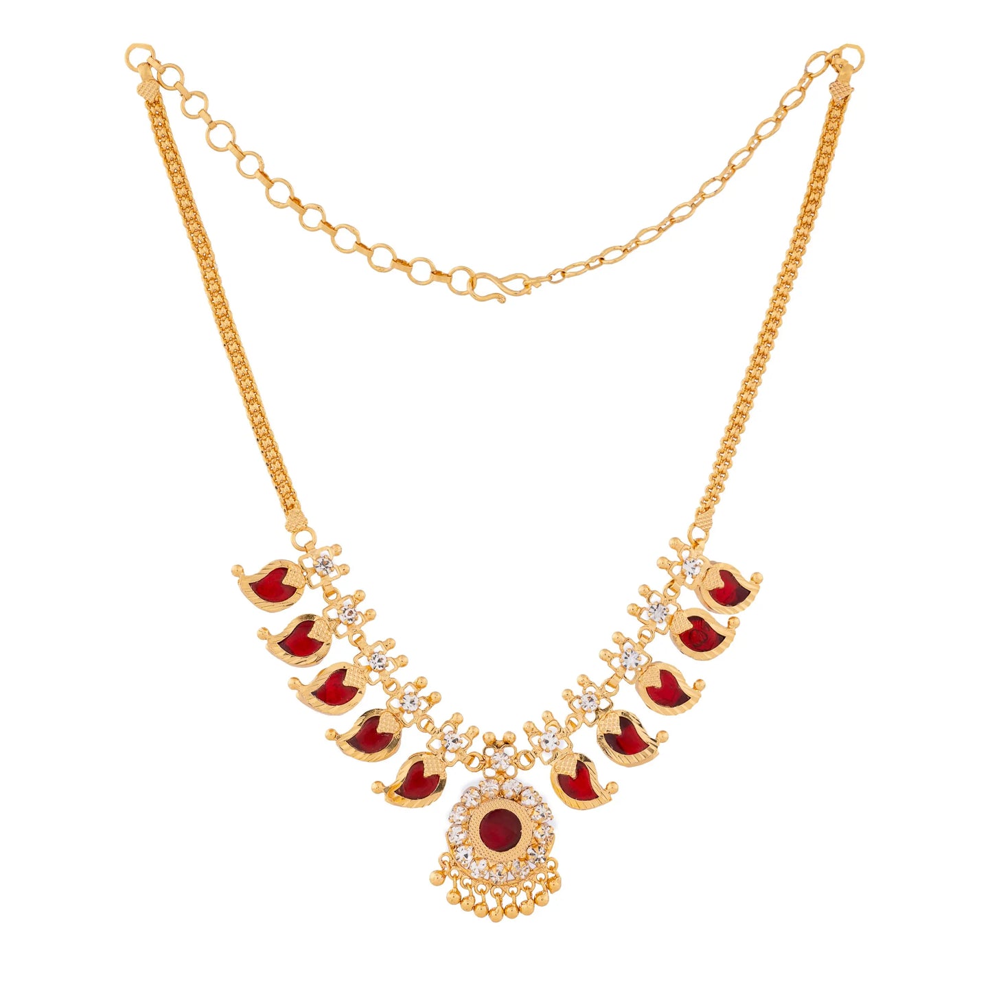 MANGO NECKLACE MNG05R NAYAGOLD MERAGOLD