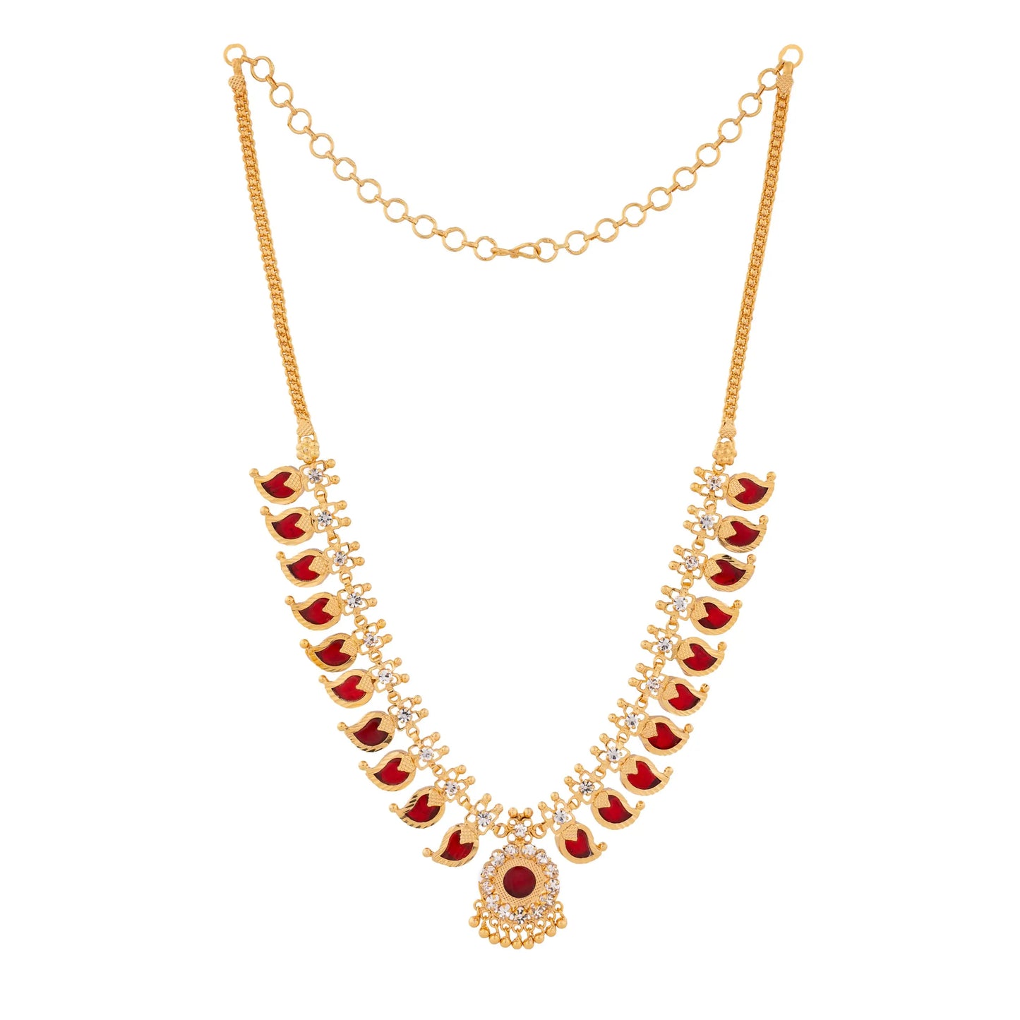 MANGO NECKLACE MNG10R NAYAGOLD MERAGOLD