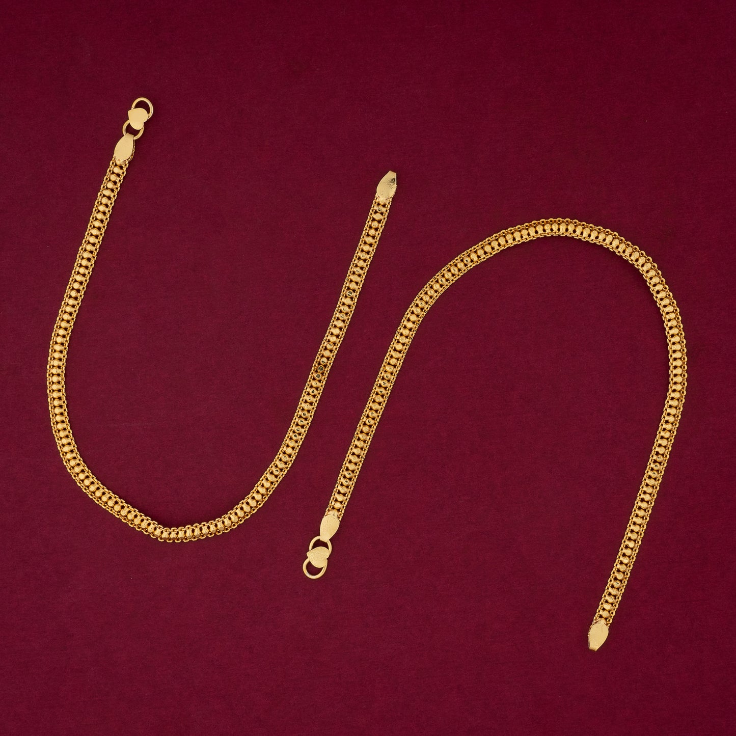 gold plated anklet