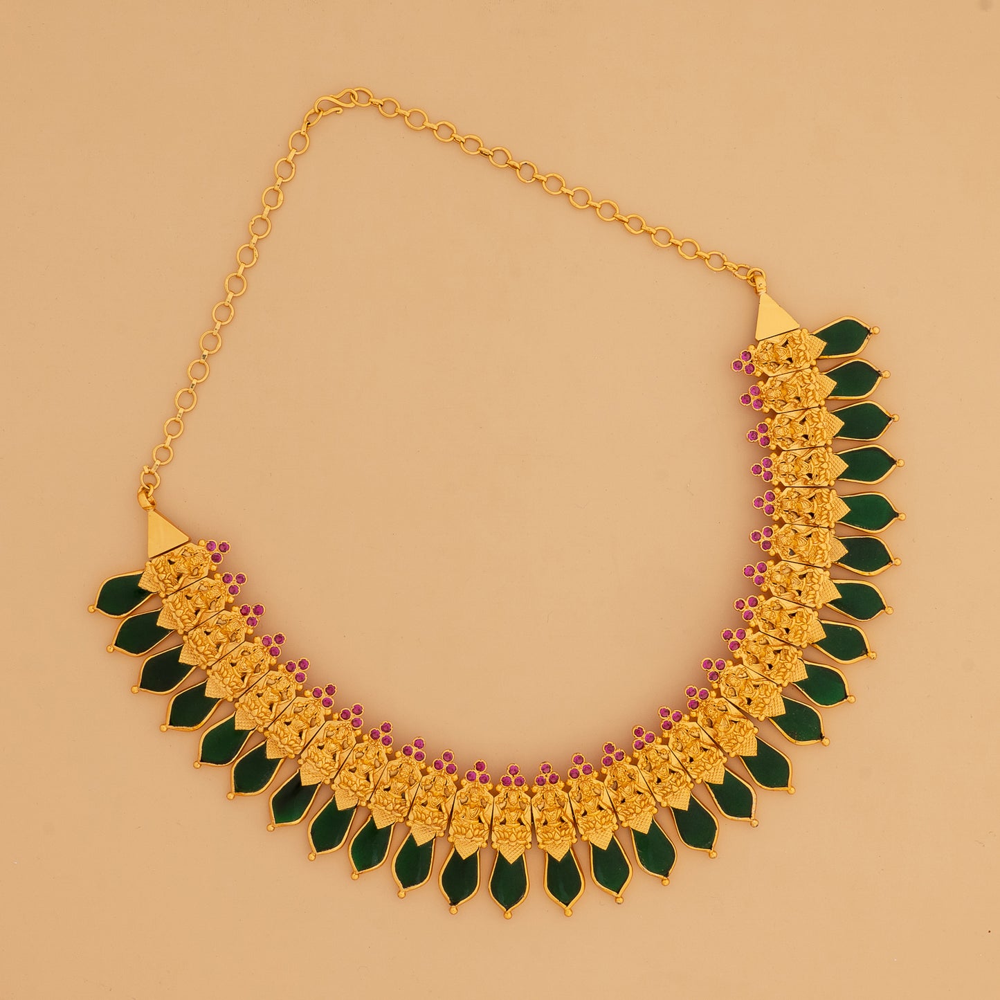 gold plated necklace
