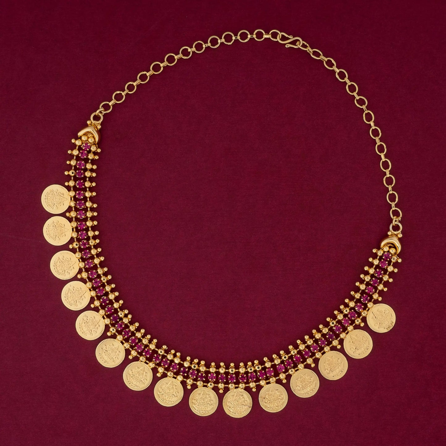 STONE CASHI NECKLES N149 NAYAGOLD MERAGOLD