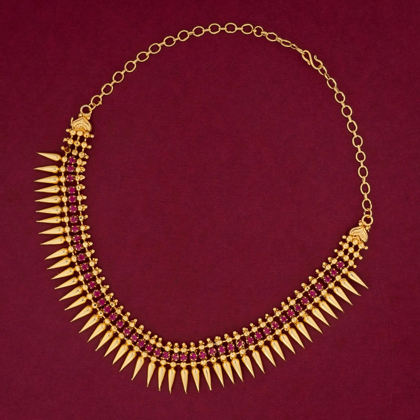 STONE MULLA NECKLACE N143 NAYAGOLD MERAGOLD