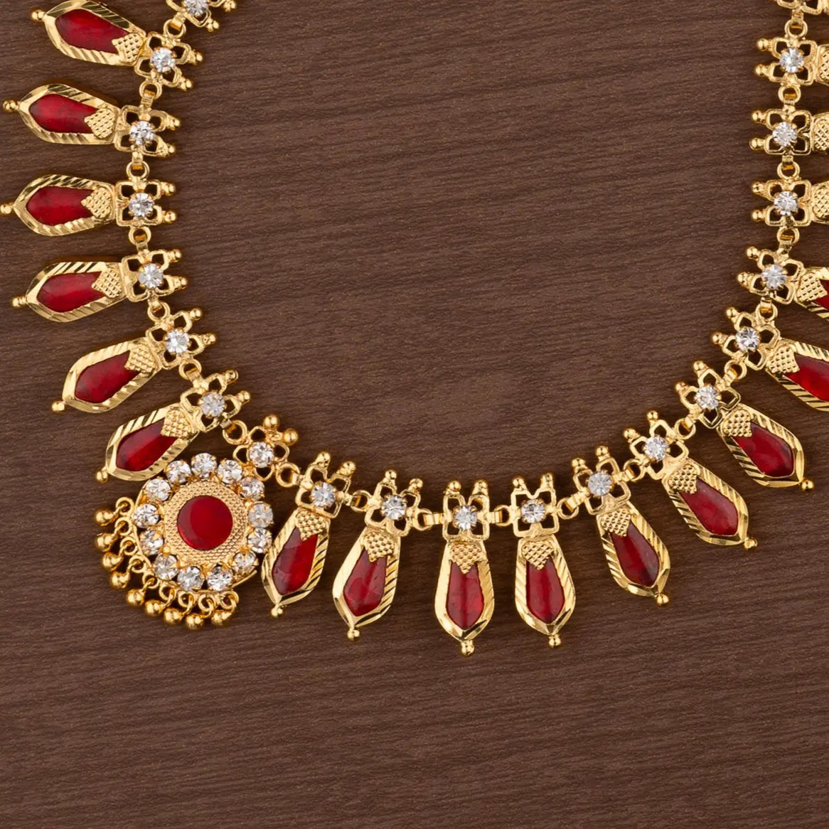nagapadam gold plated necklace