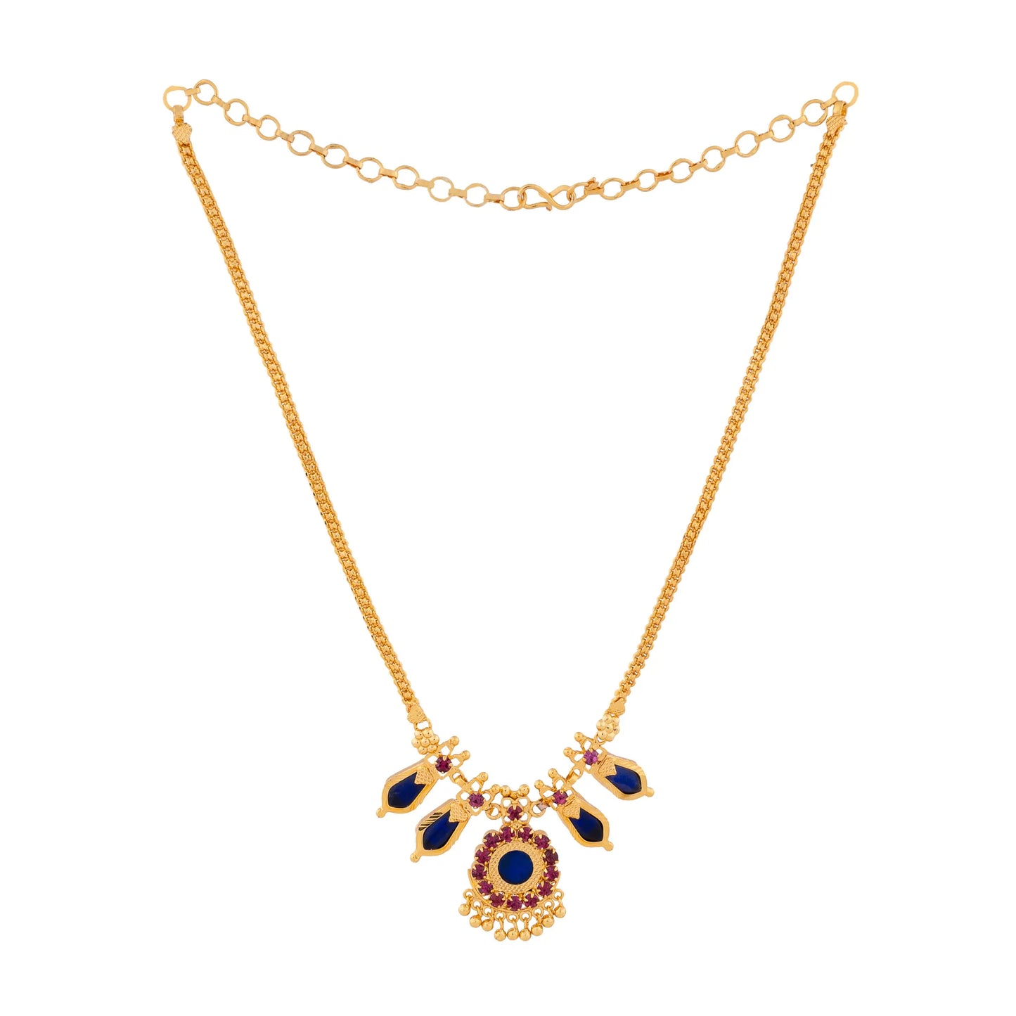 NAGAPADAM MALA NAG 2 PETELS BLUE COLOR NAYAGOLD MERAGOLD