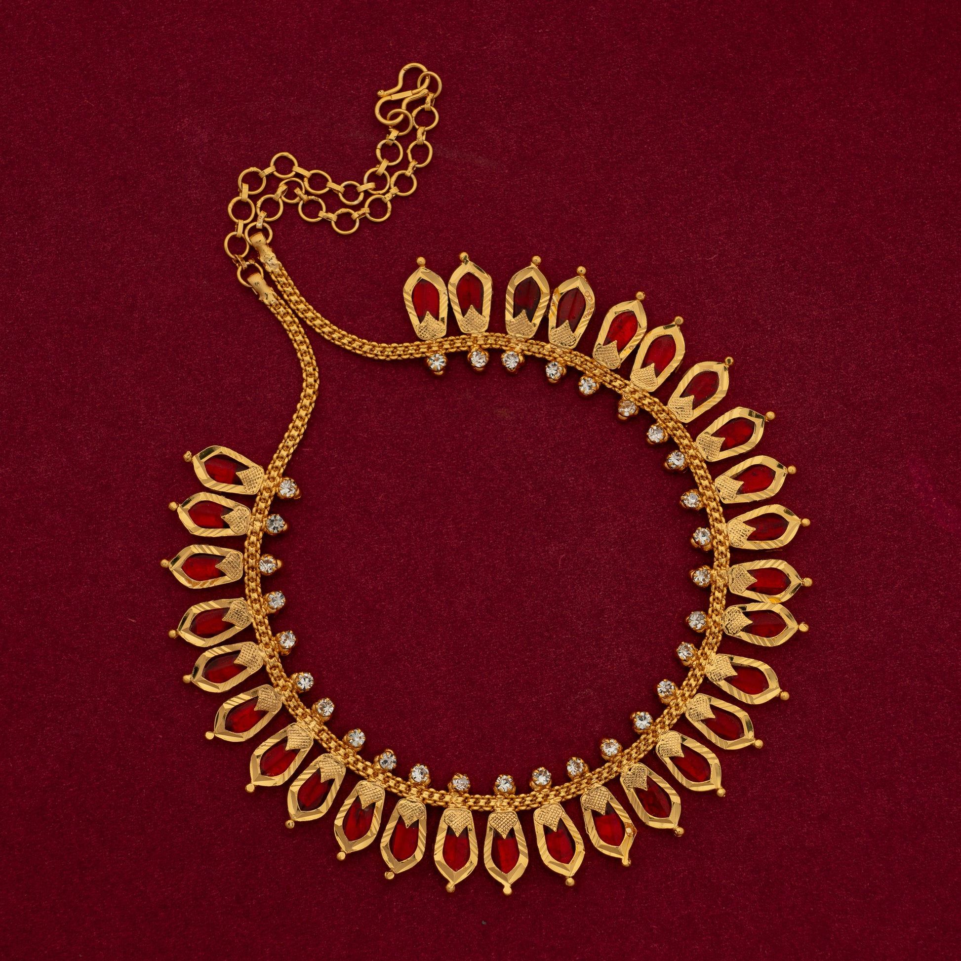 gold plated necklace