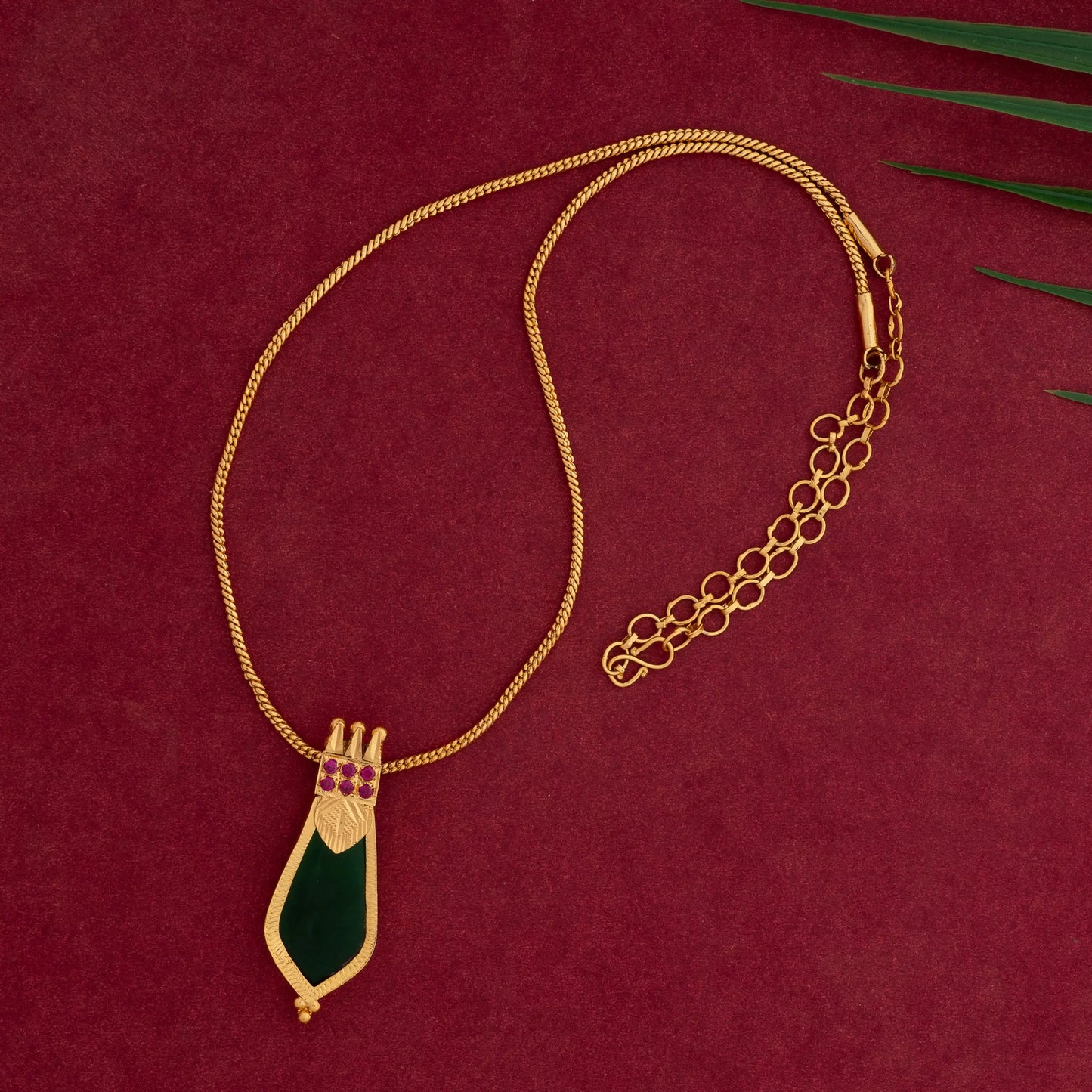 NAGAPADAM CHAIN PENDANT CP71 NAYAGOLD MERAGOLD
