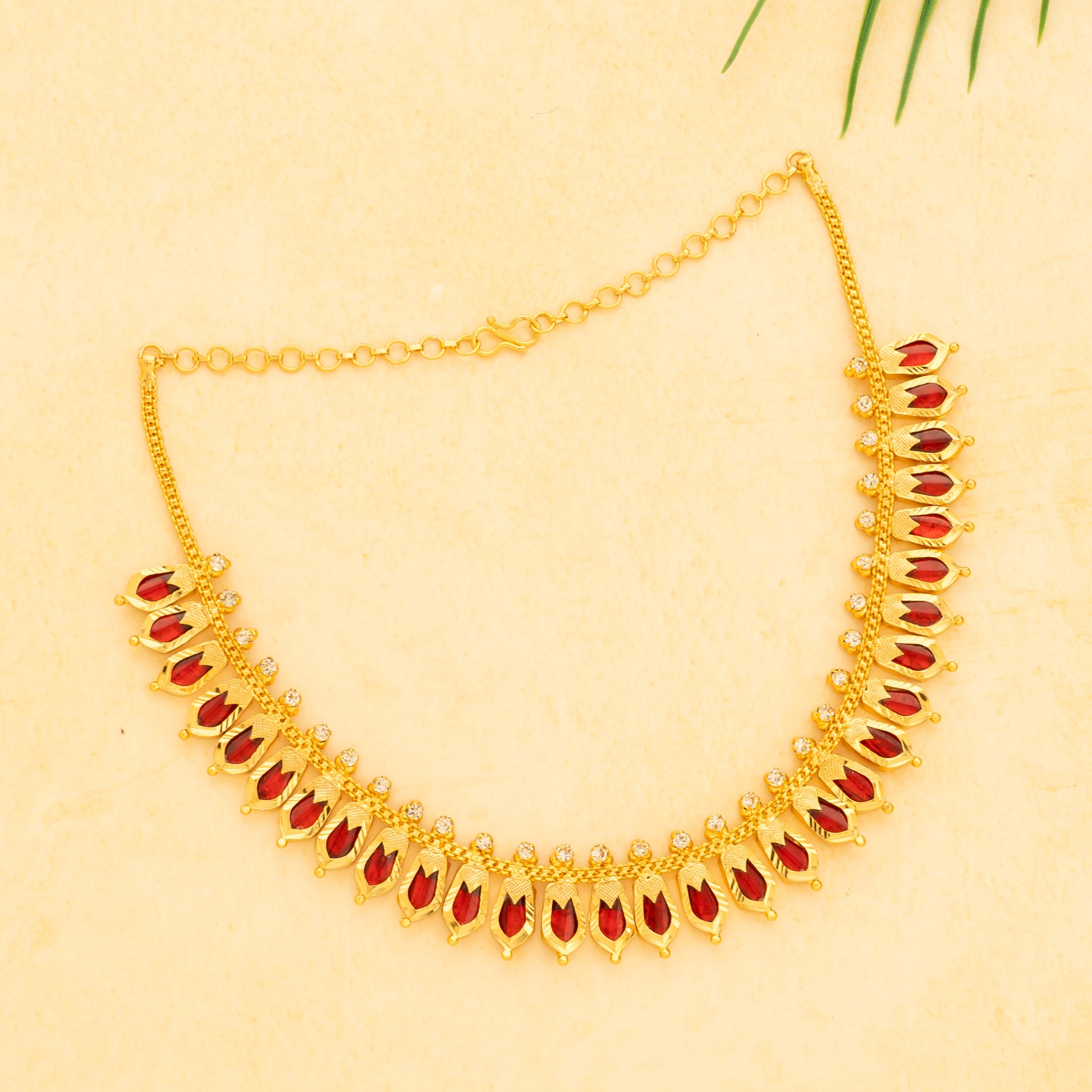 gold plated necklace