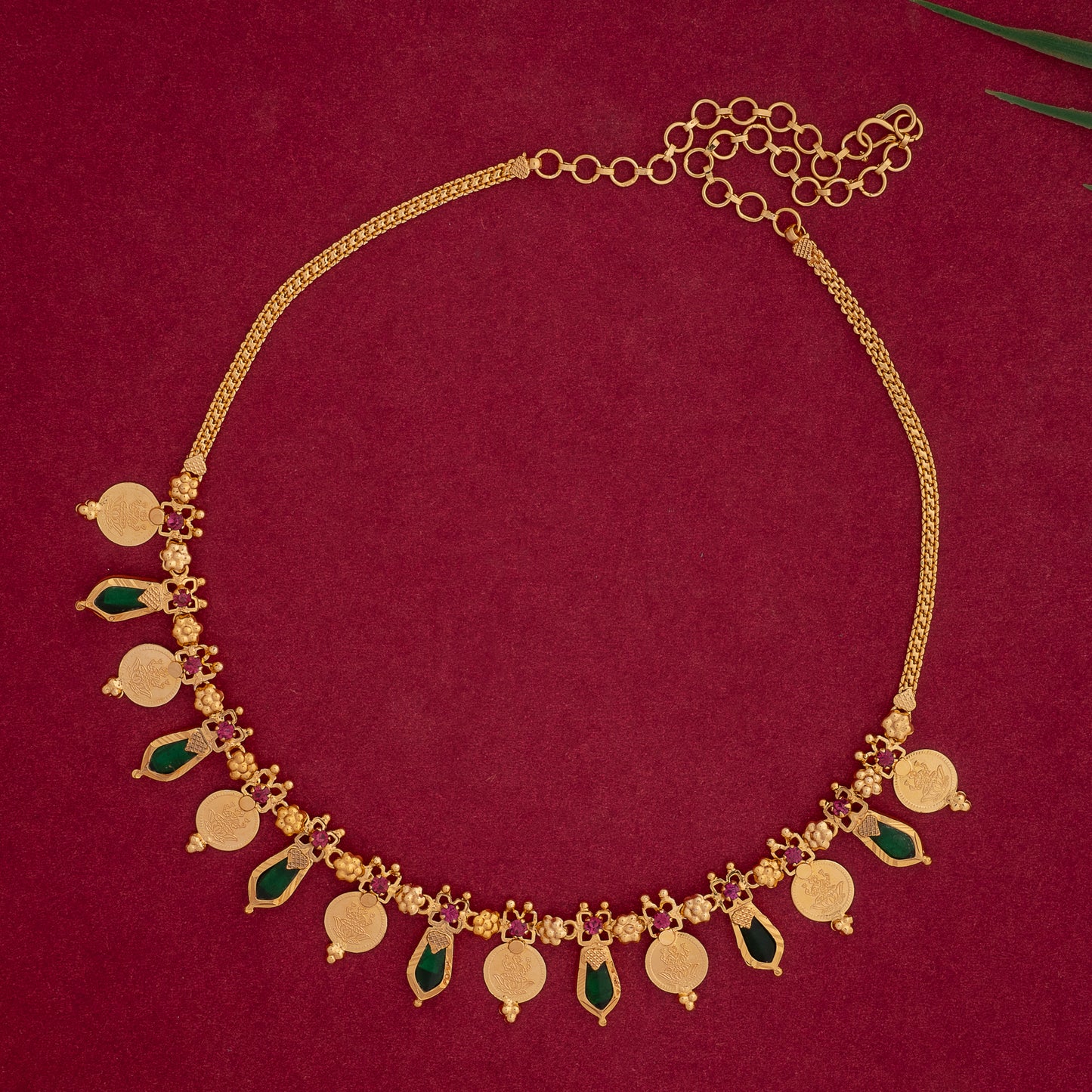 gold plated necklace