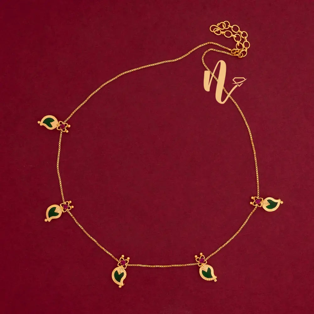 INVISIBLE MANGO NECKLACE N 184 NAYAGOLD MERAGOLD