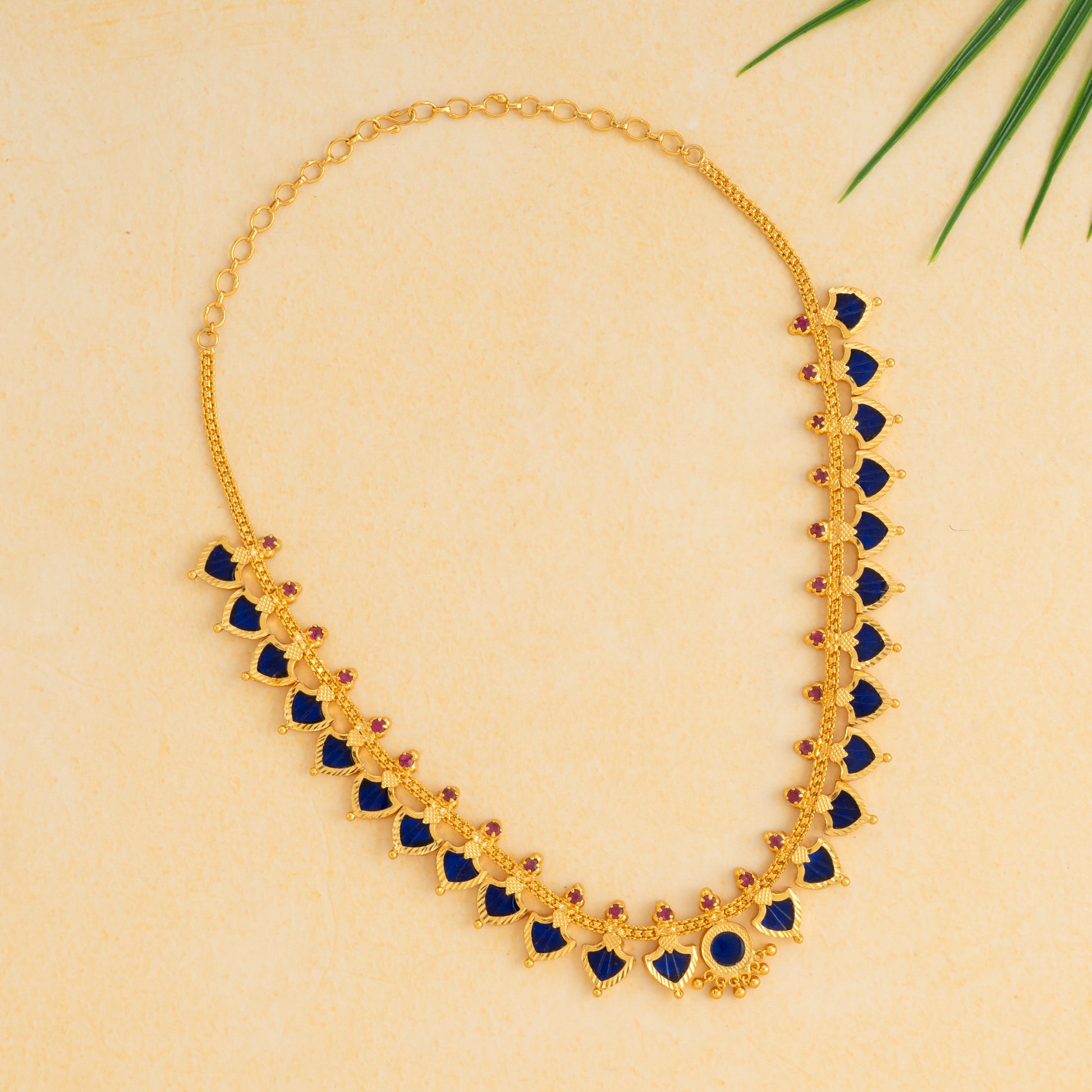 gold plated necklace