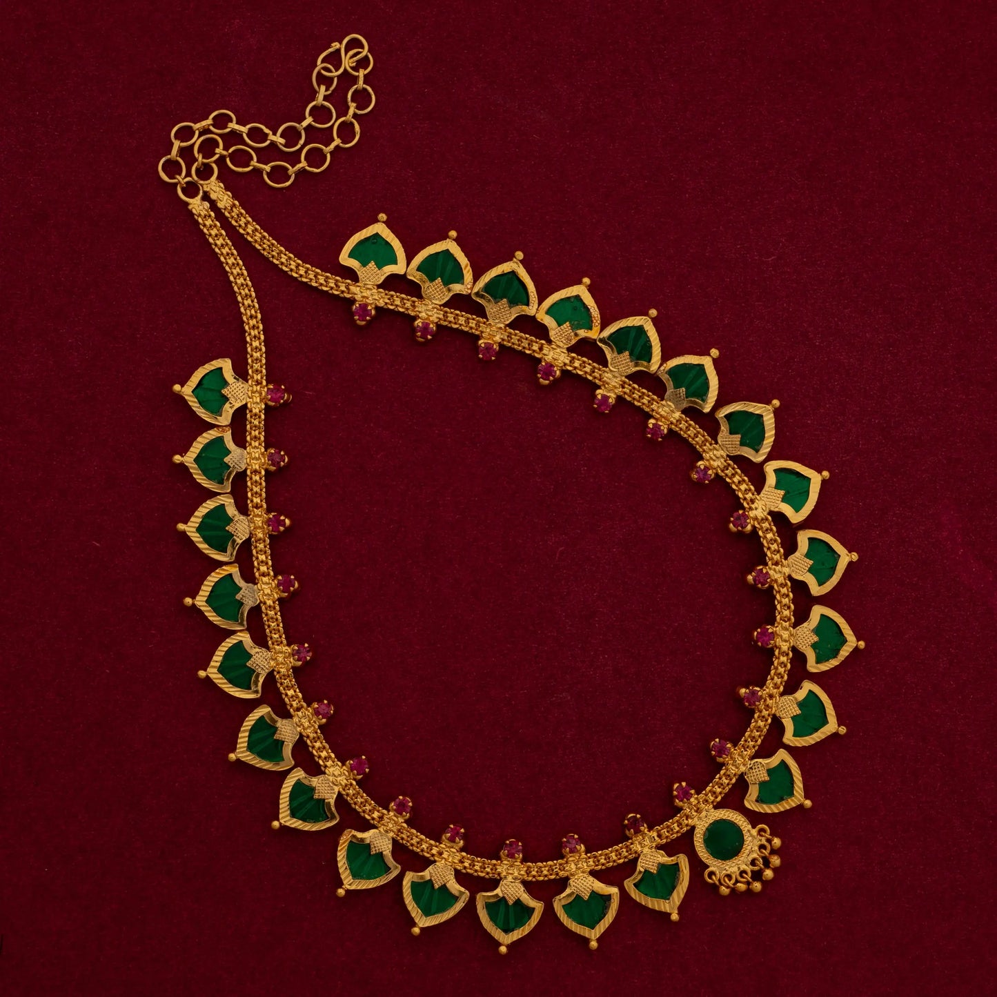 gold plated necklace