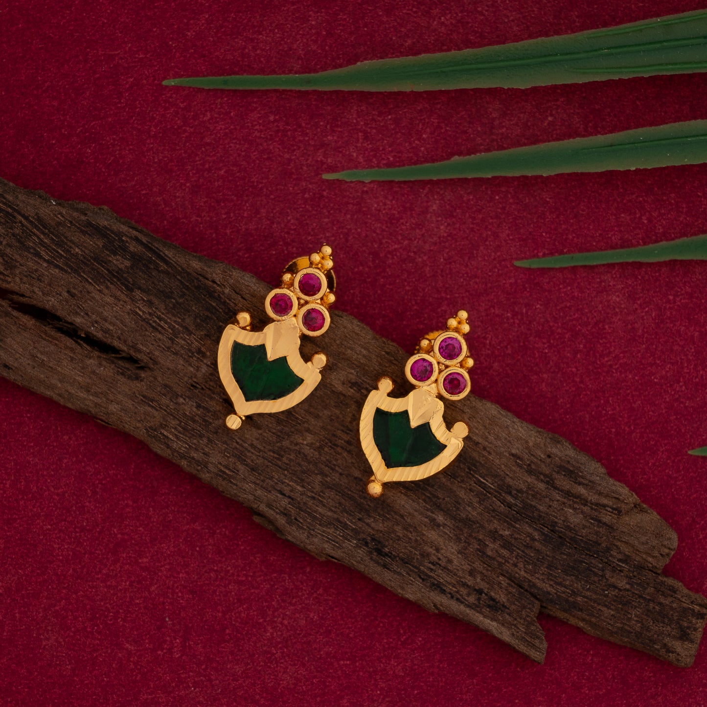 gold plated ear studs