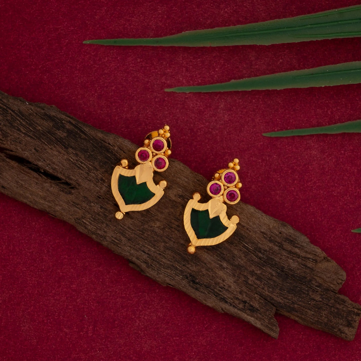 gold plated ear studs