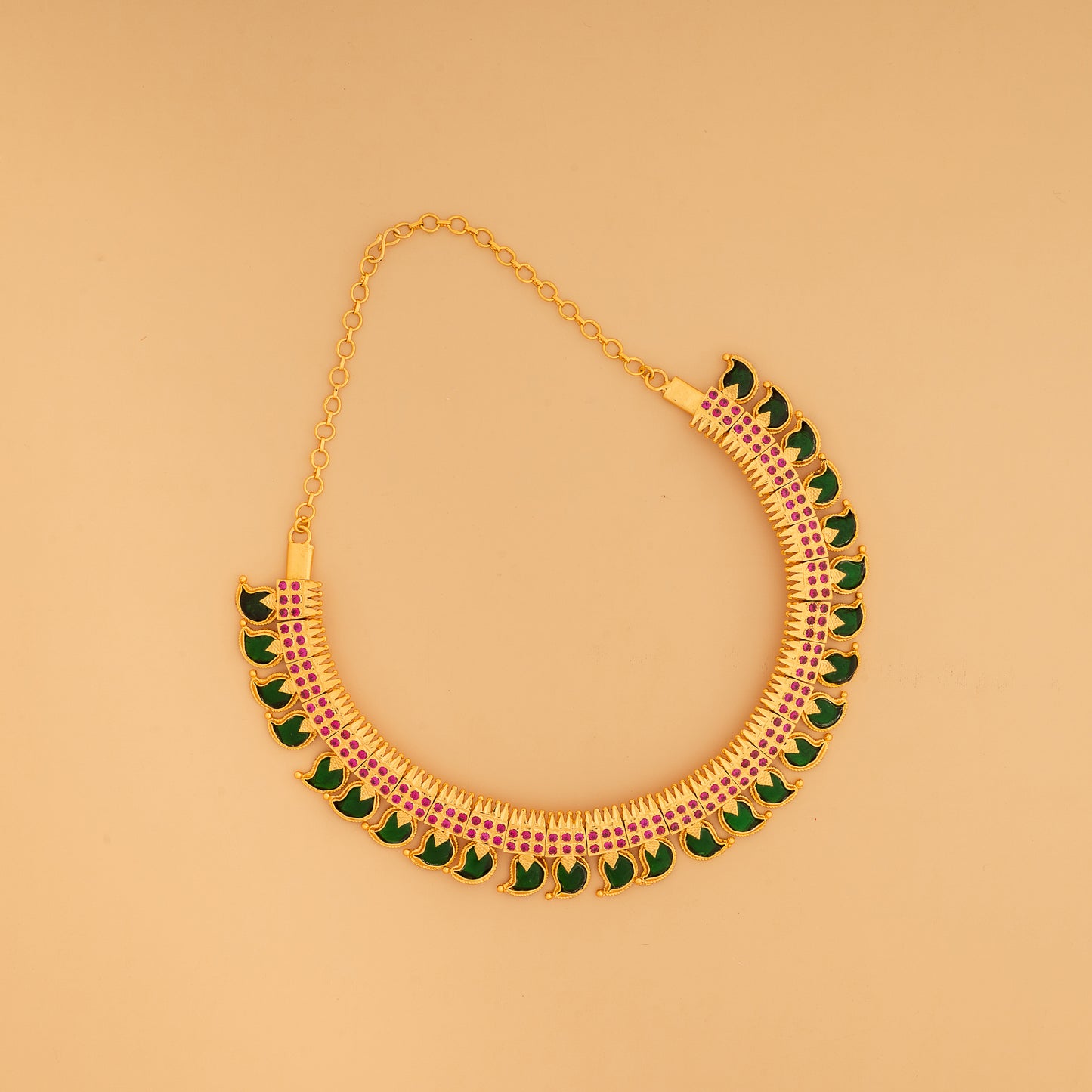 gold plated necklace
