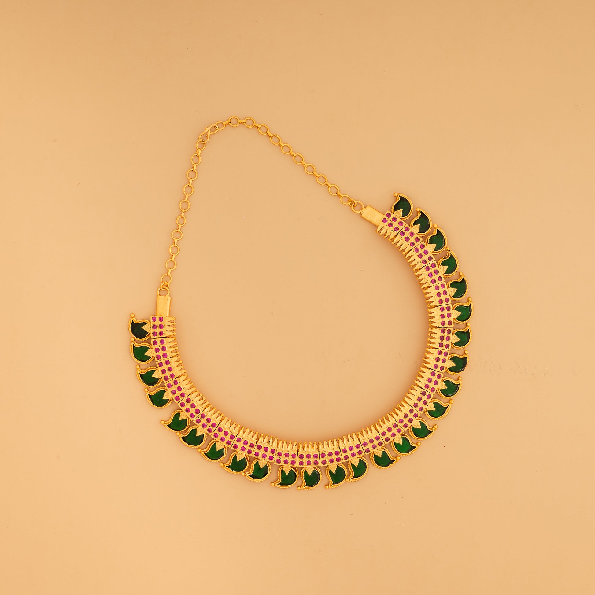 gold plated necklace