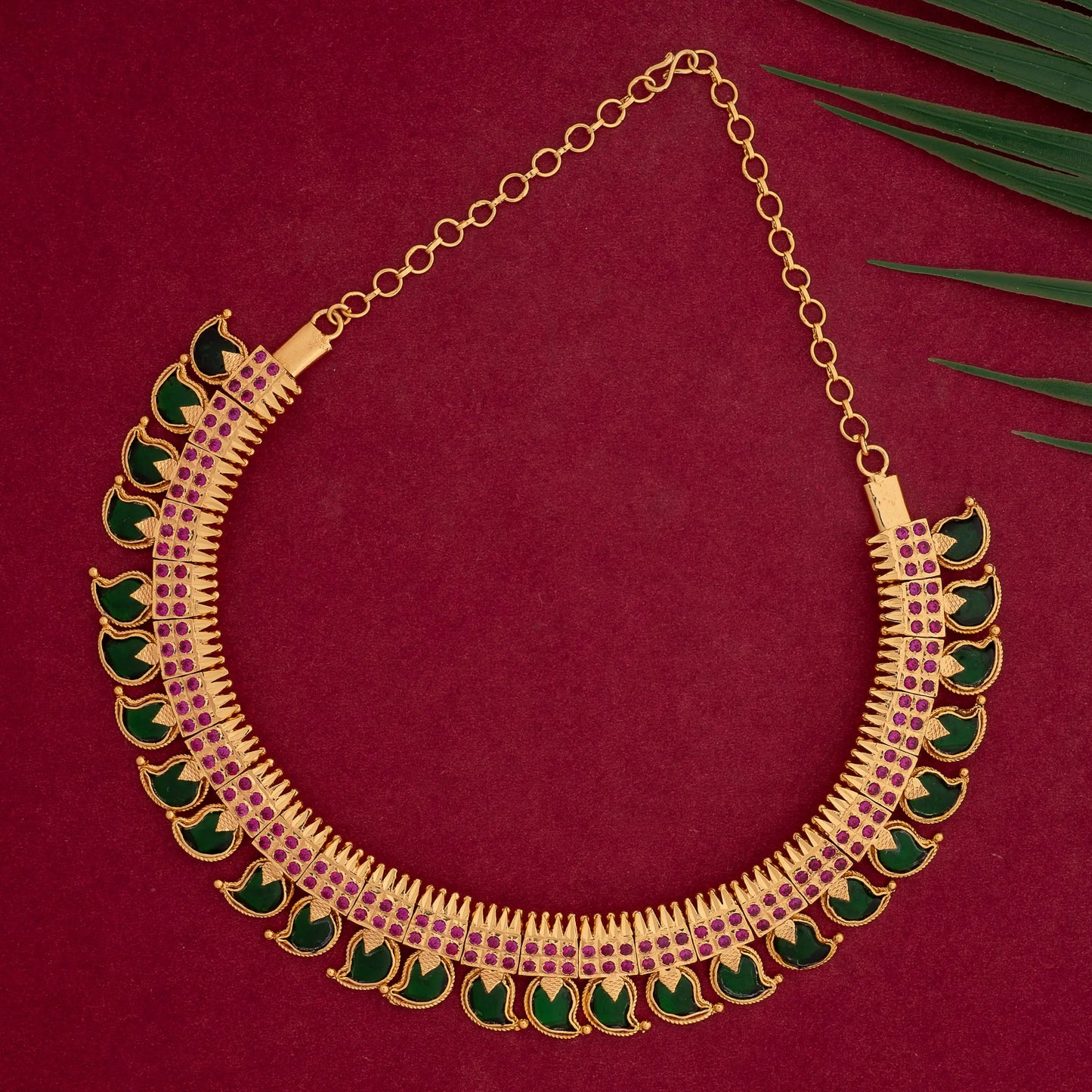 gold plated necklace