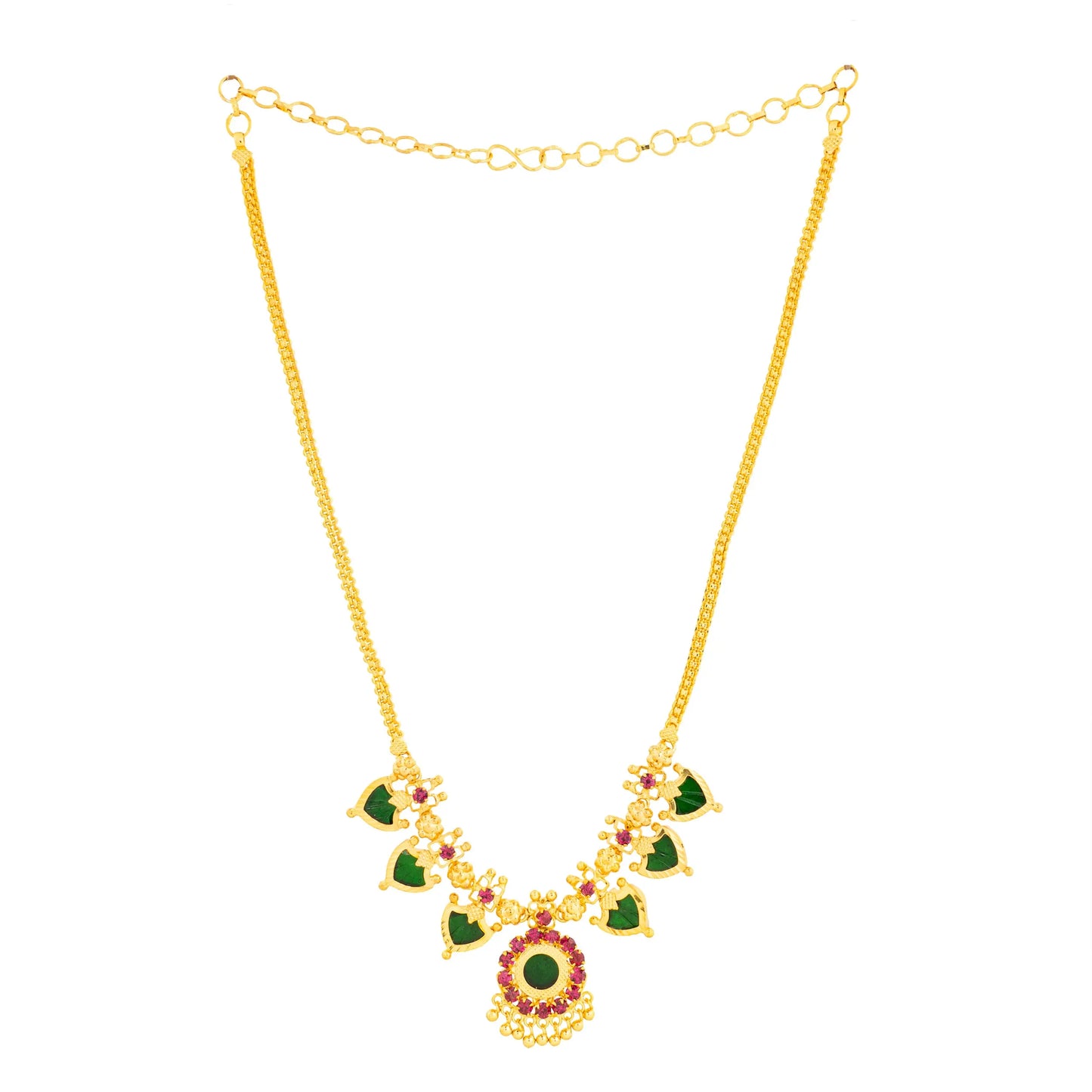 PALAKKA NECKLACE PLK03G NAYAGOLD MERAGOLD