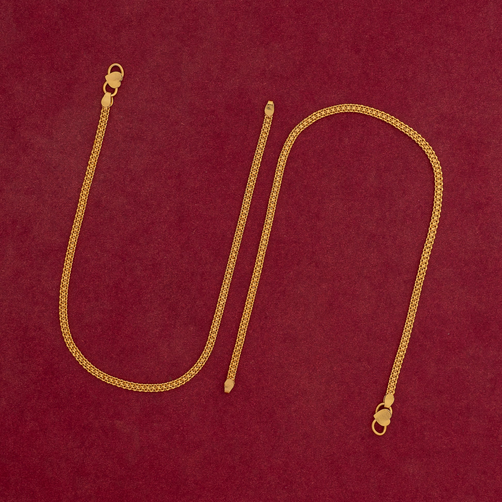 gold plated anklet