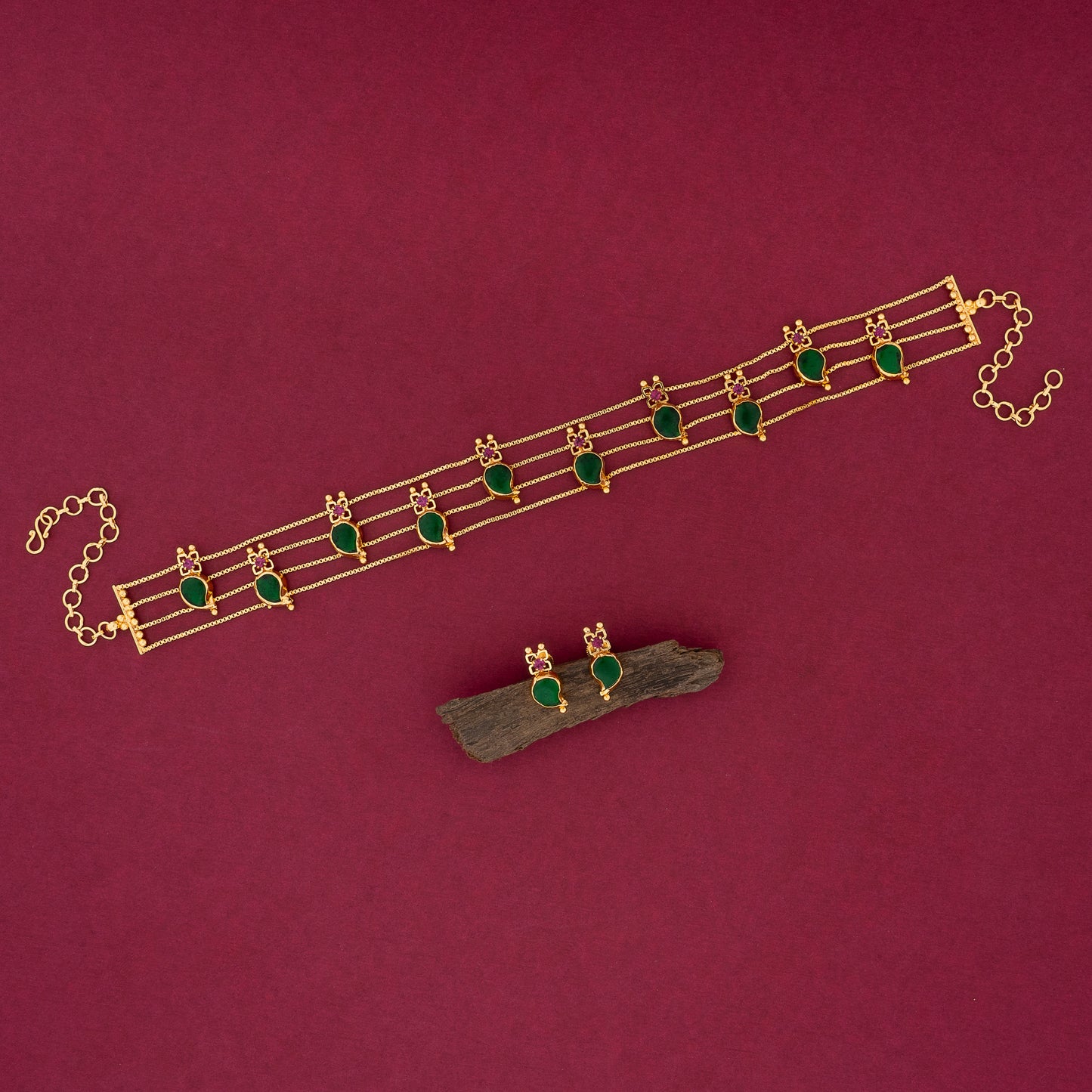 gold plated necklace