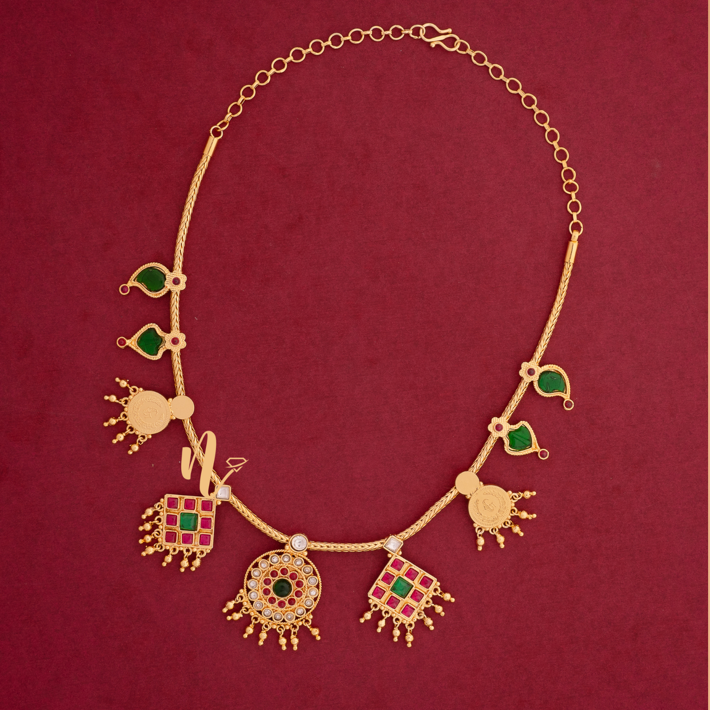 gold plated necklace