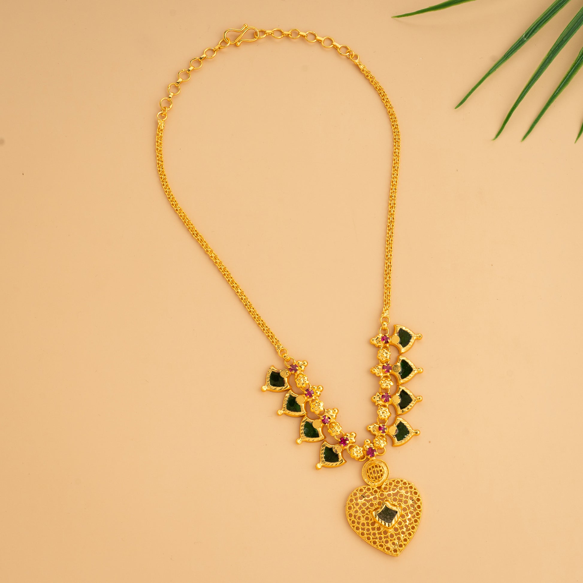 gold plated necklace