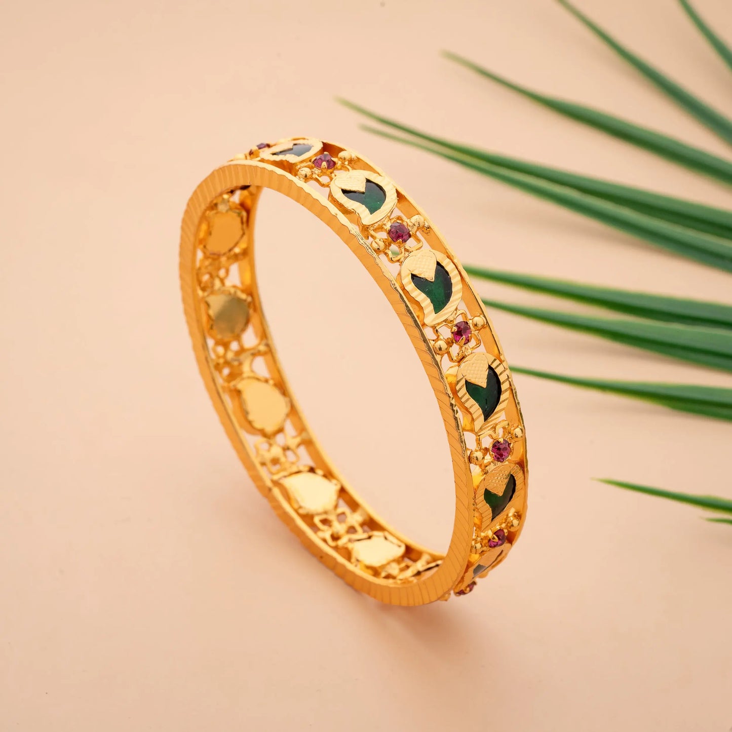 MANGO BANGLE B34G Naya Gold Jewelry