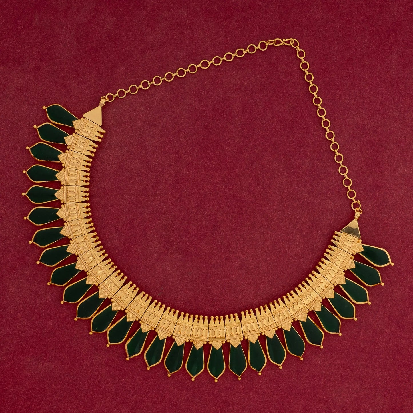 NAGAPADAM NECKLACE NAYAGOLD MERAGOLD