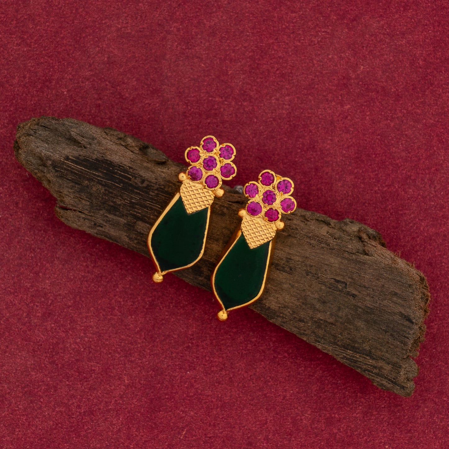 gold plated ear studs