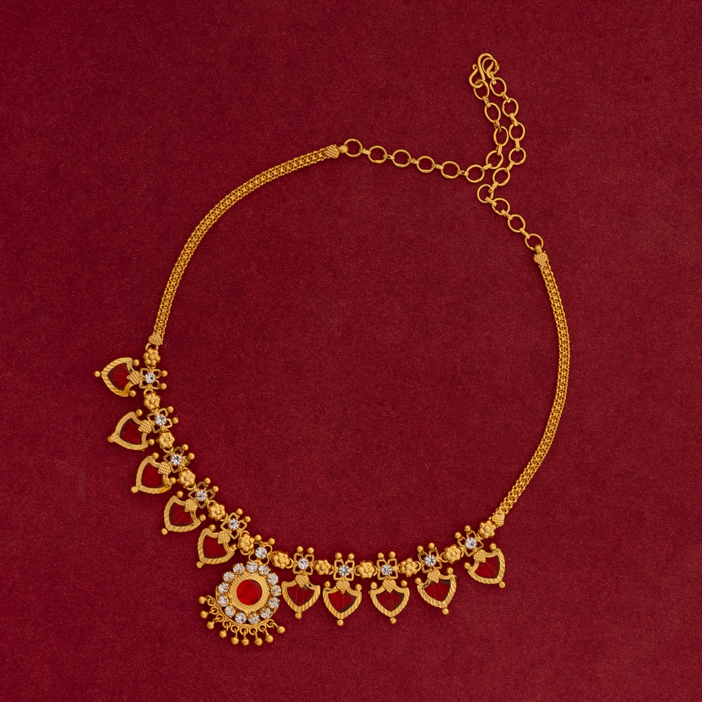 palakka mala 5 petels red color