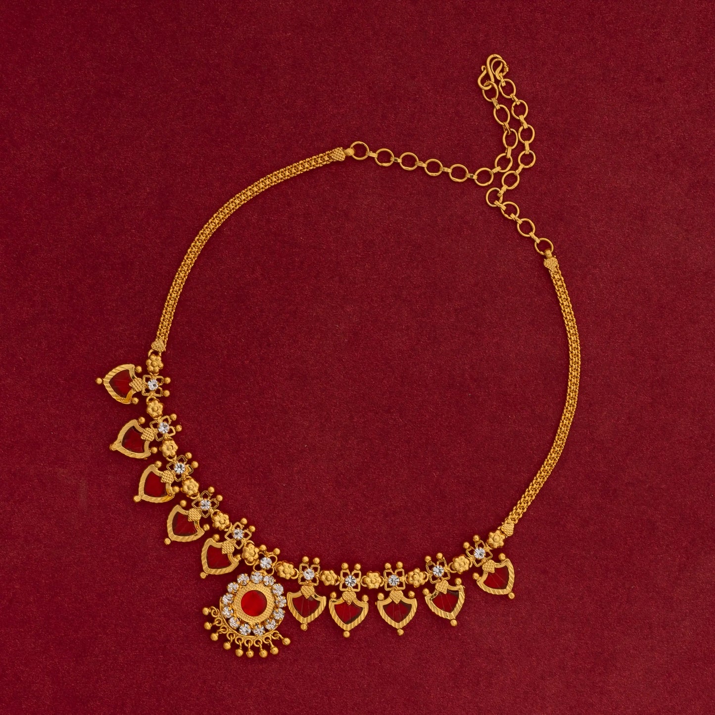 palakka mala 5 petels red color