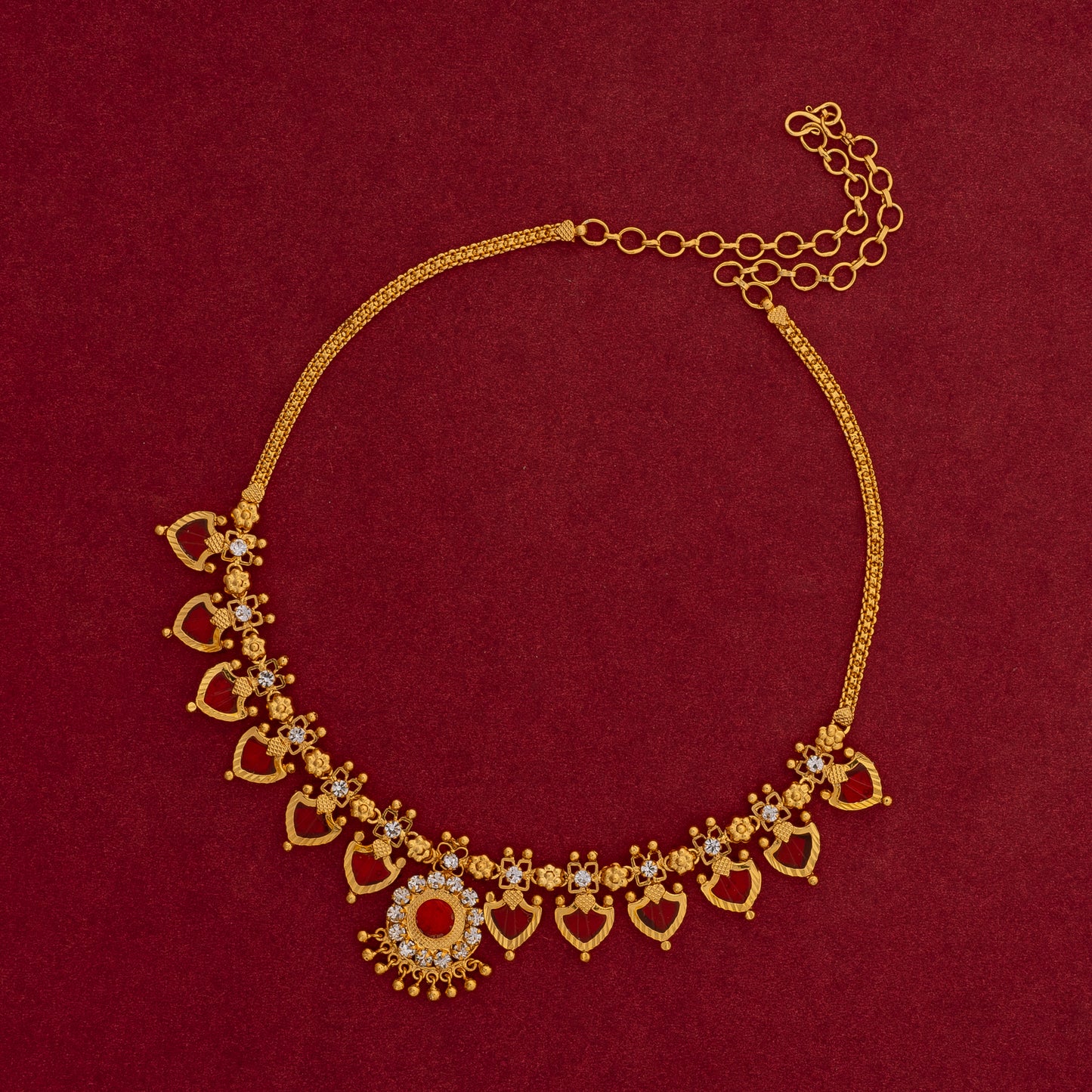 palakka mala 6 petels red color