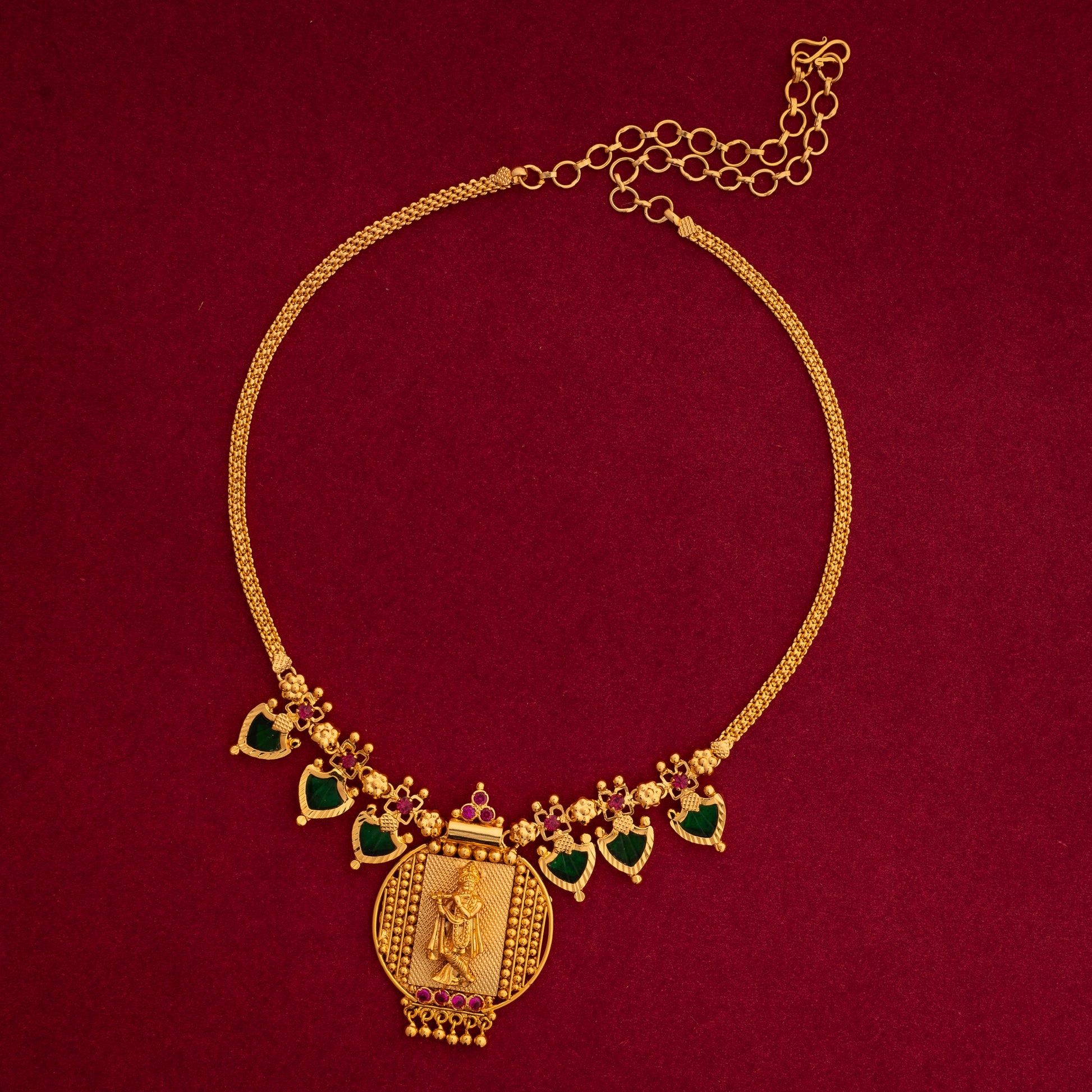 gold plated necklace
