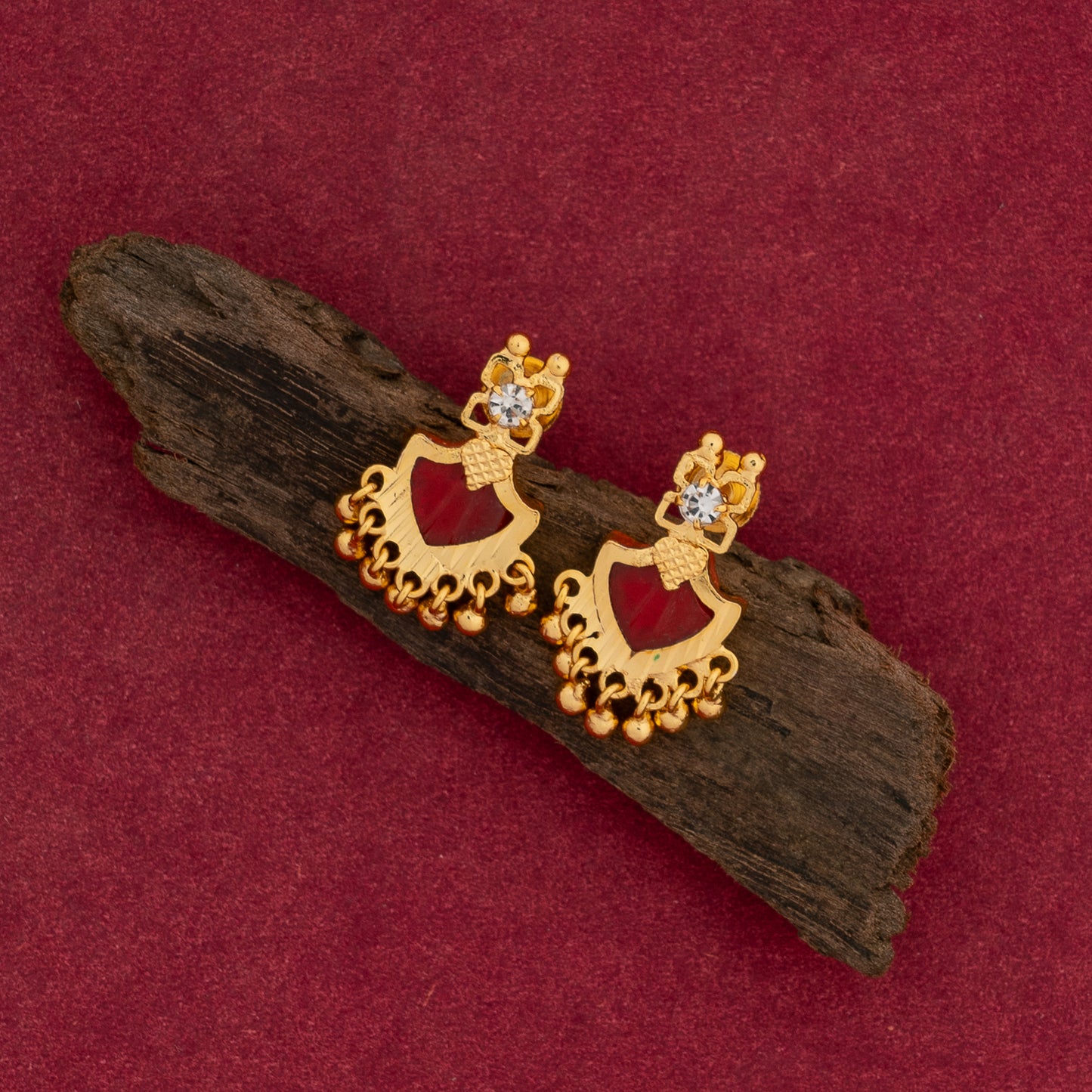 gold plated ear studs