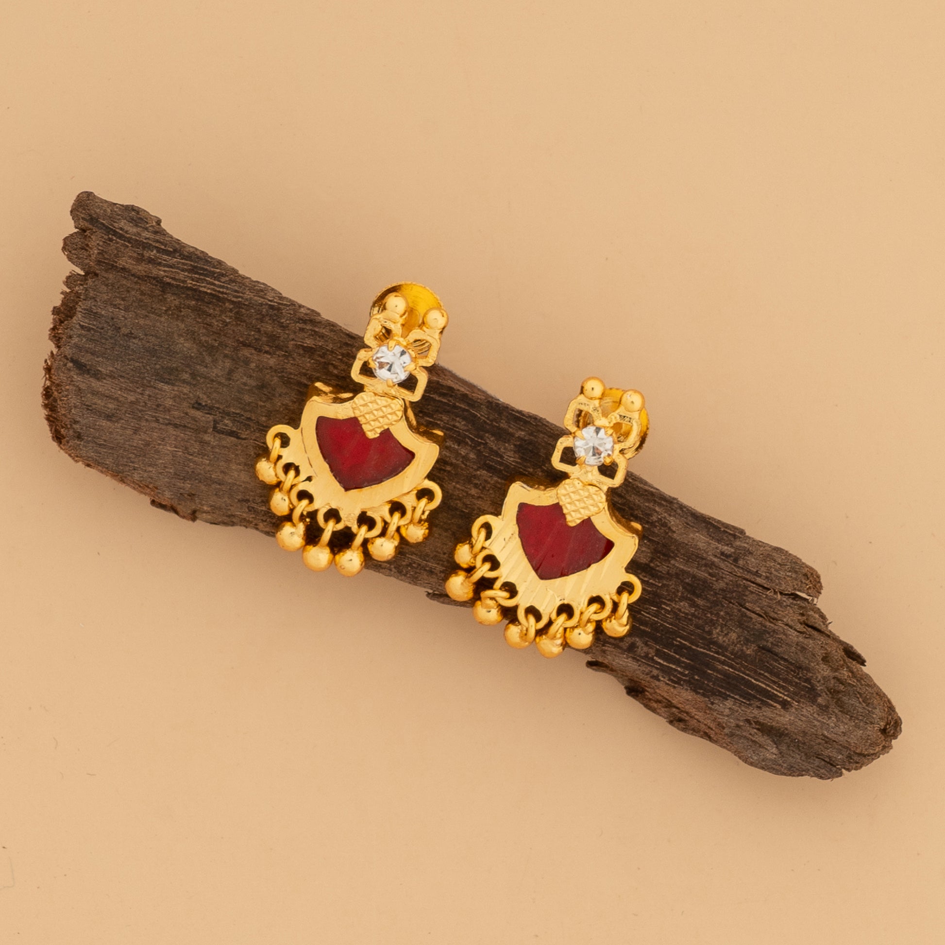 gold plated ear studs